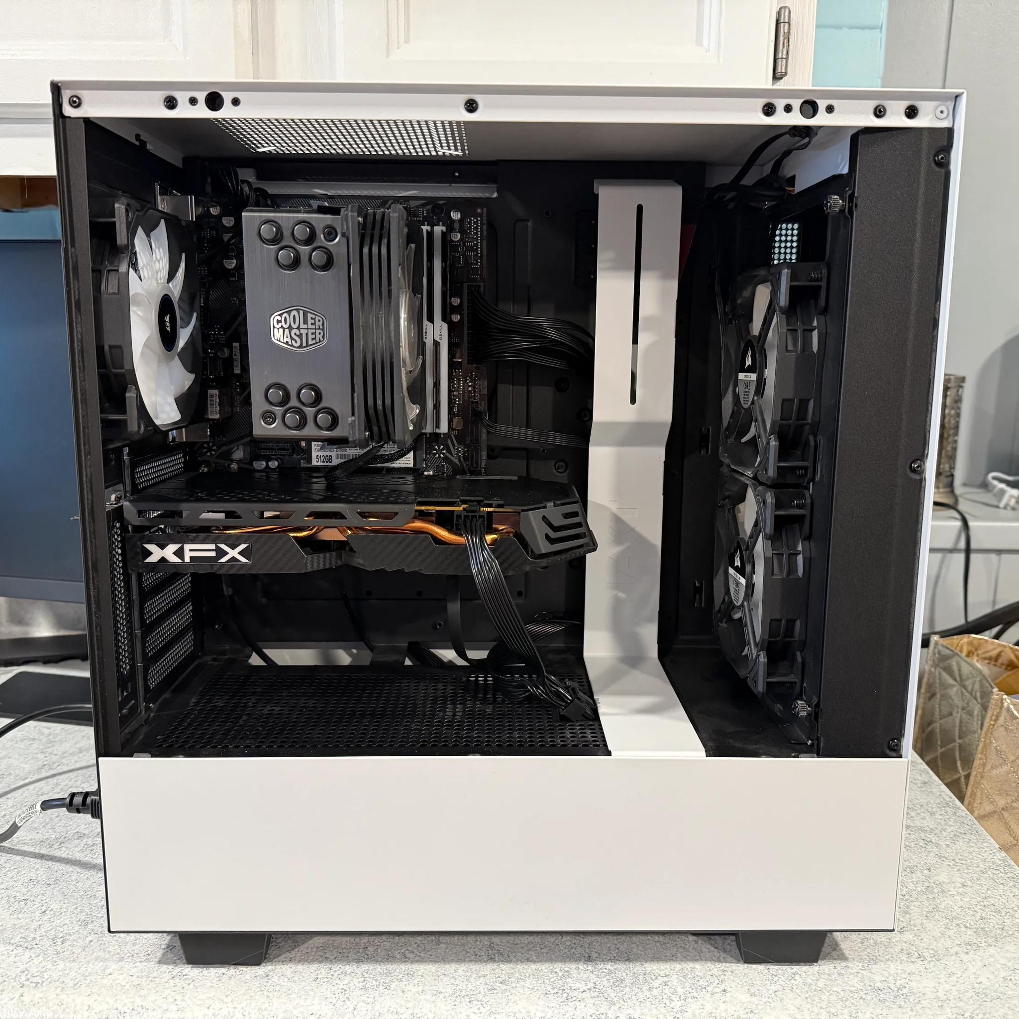 Gaming PC – RX 580, Ryzen 5, 16GB RAM, SSD, Win 11 Pro – Read Description