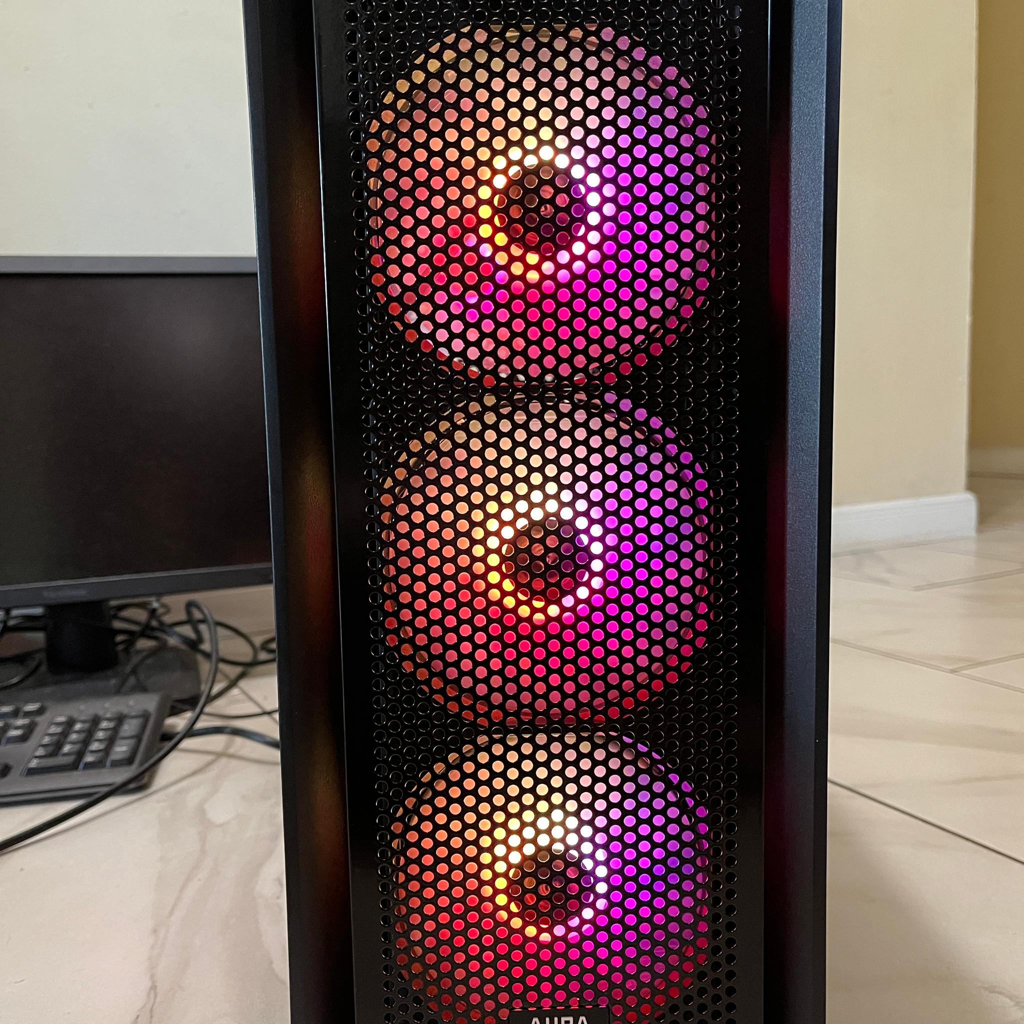 🖥️🔥NVIDIA RTX 2060 Super, Intel i5-7500, 16GB RAM, 870 GB Storage, High Performance RGB Gaming PC