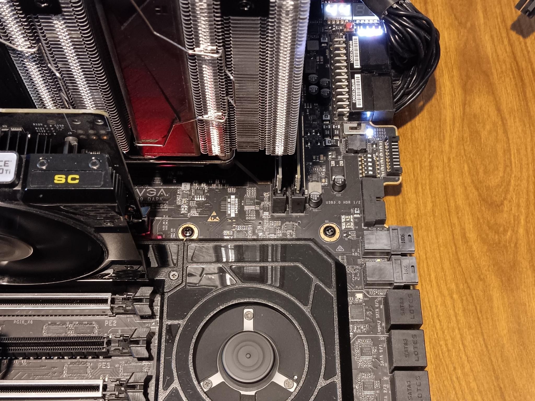 EVGA X299 Dark, Core i9 10900X, 32GB RAM, 1TB NVMe, Testbench ** READ DESC**