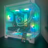 White 1080p/1440p Gaming PC – Liquid Cooled & High FPS