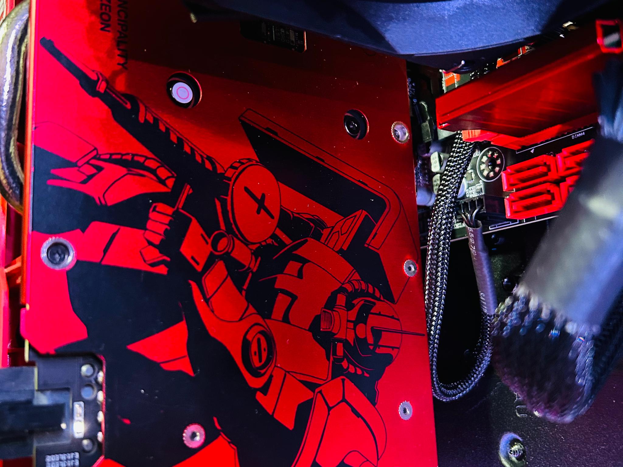 My Hero Academia/ Zaku II (Gundam) Anime collectors gaming rig