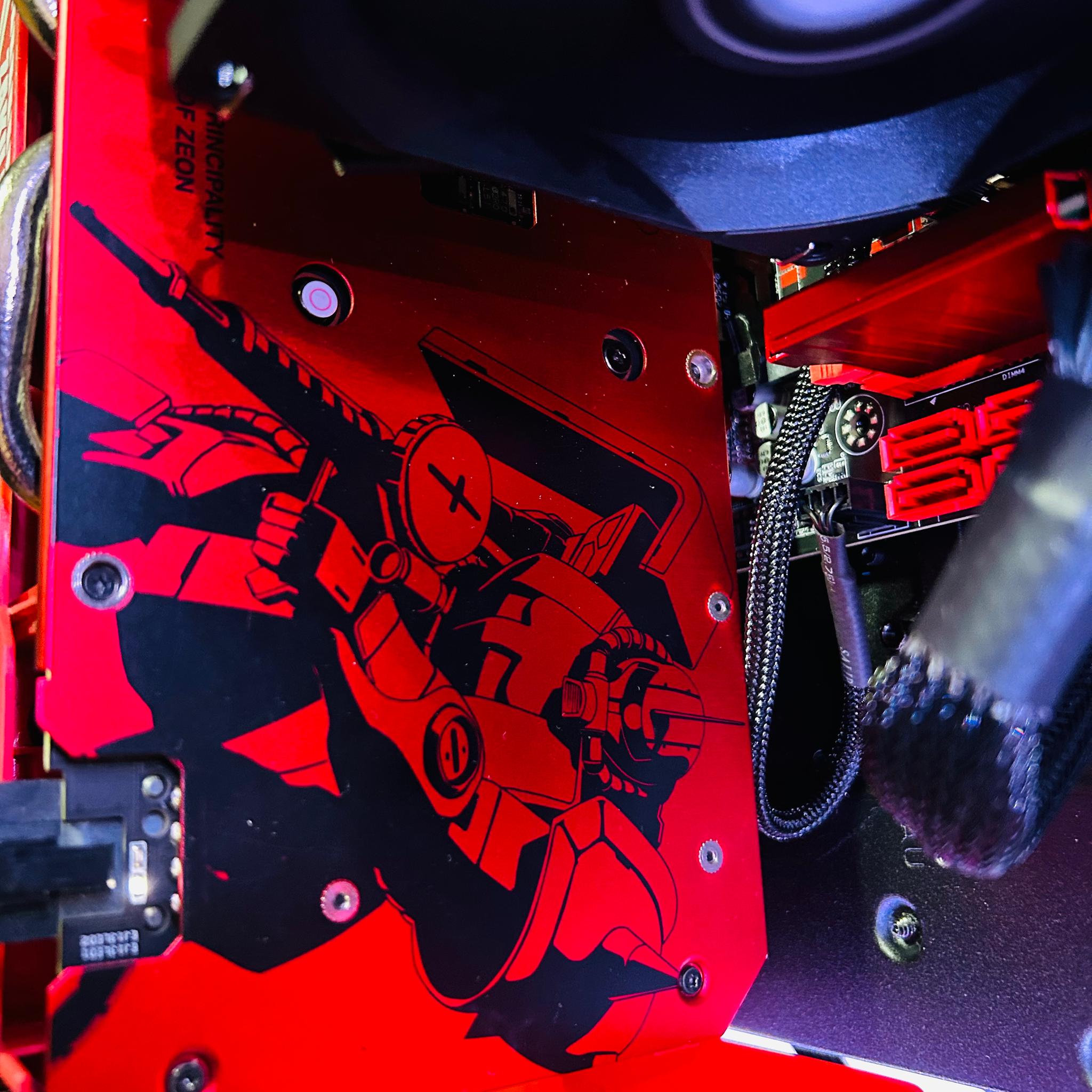 My Hero Academia/ Zaku II (Gundam) Anime collectors gaming rig