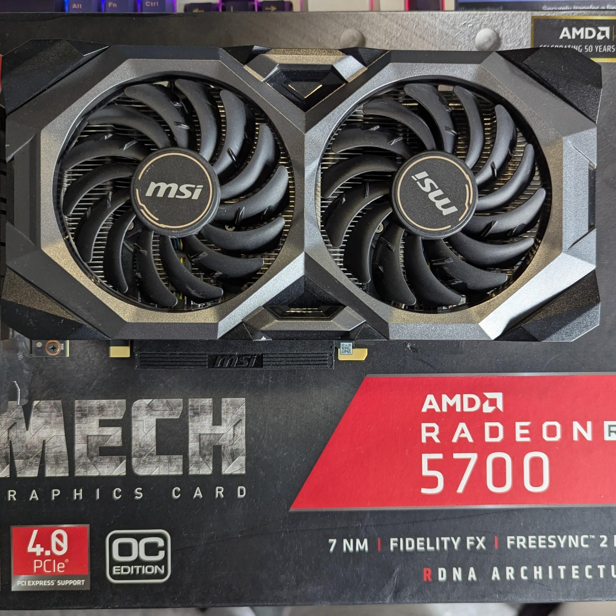 MSI AMD Radeon RX 5700 Mech OC Edition Graphics Card