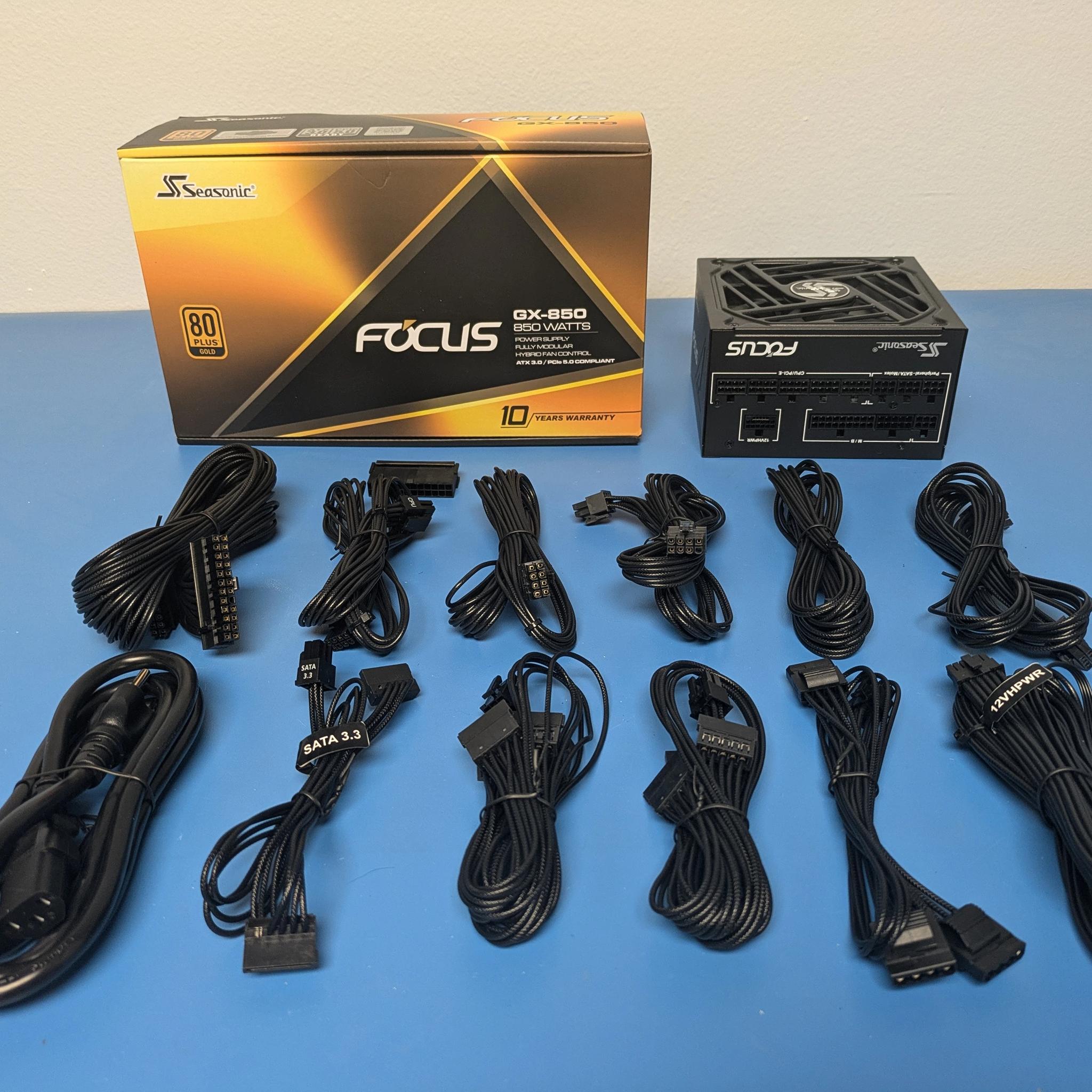 Seasonic Focus GX-850 Fully Modular Power Supply, 850W