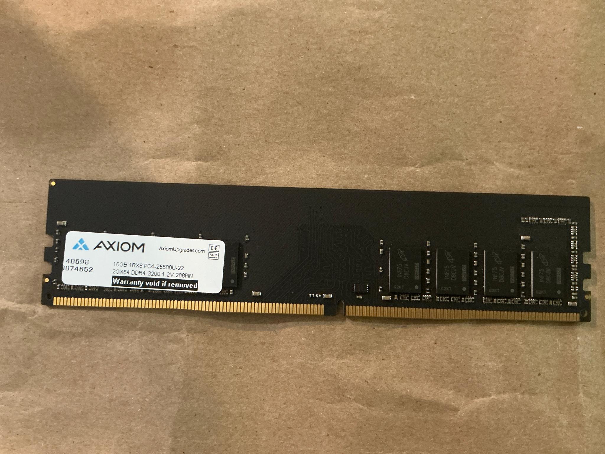 DDR4-3200Mhz UDIMM 6x16gb sticks