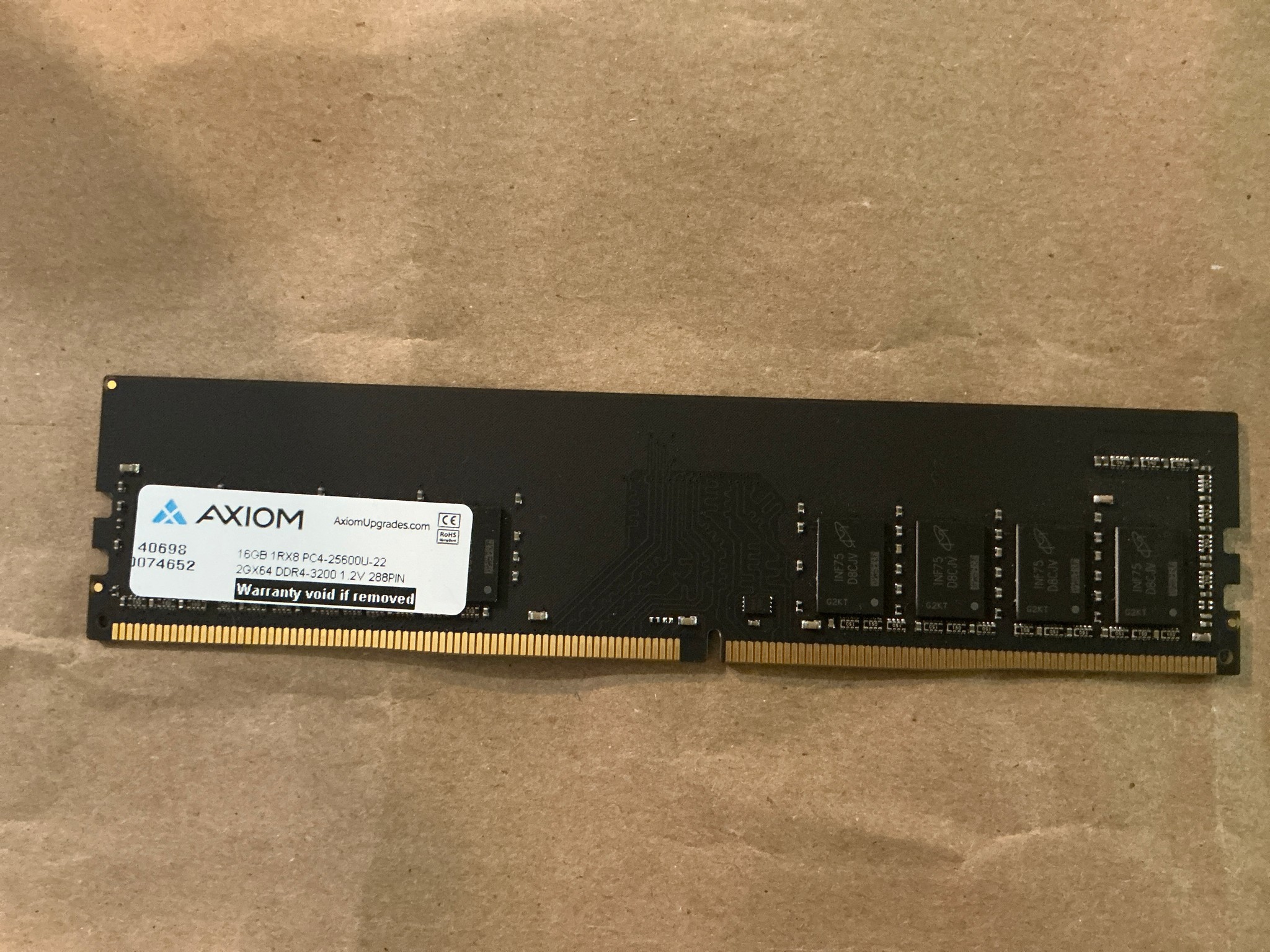 DDR4-3200Mhz UDIMM 6x16gb sticks