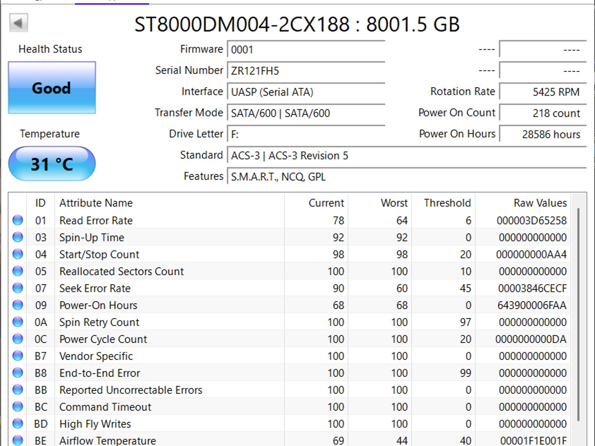 8TB Hard Drive - Seagate Barracuda compute 7200RPM
