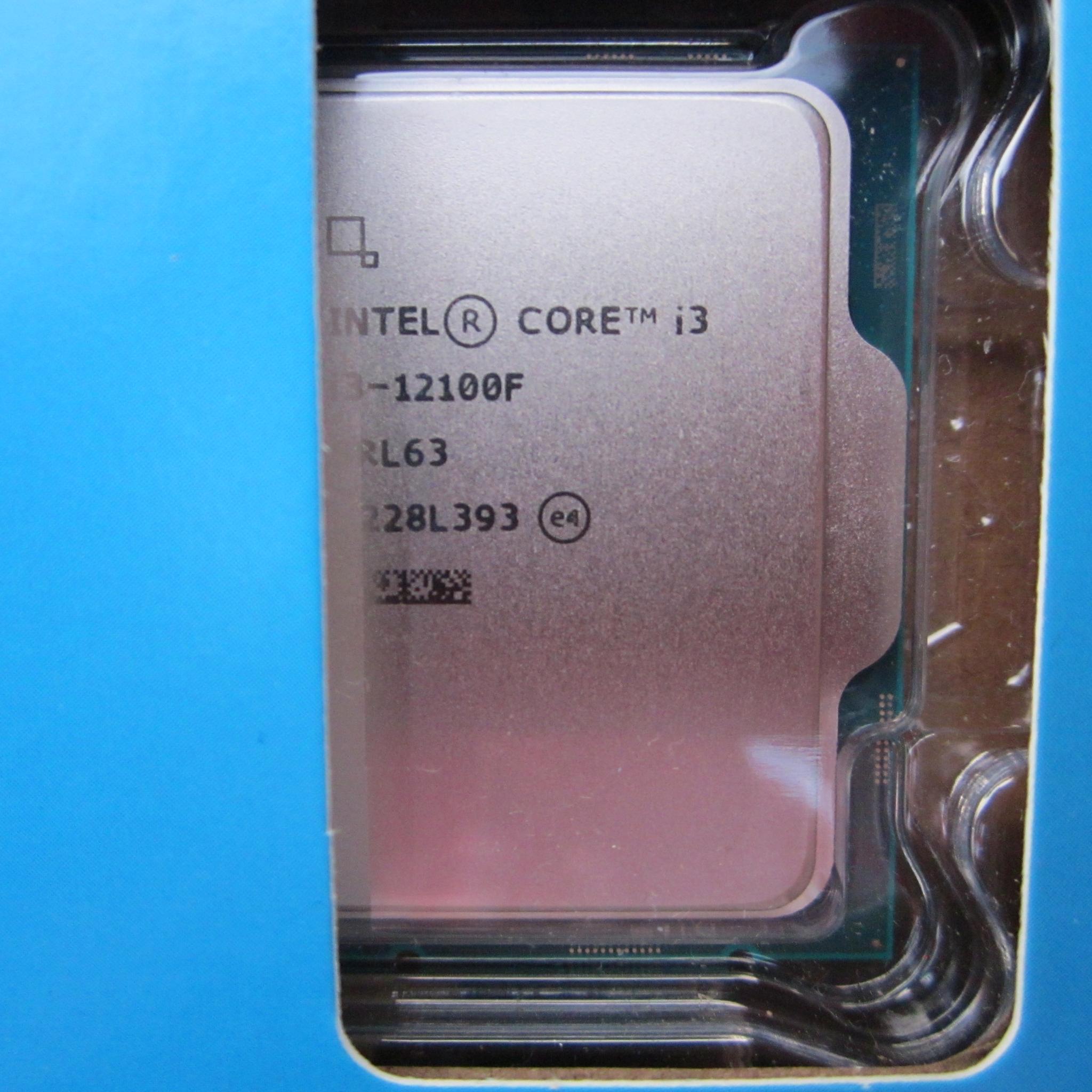 NEW SEALED! Intel Core i3-12100F CPU Processor 3.3/4.3 GHz Quad Core LGA1700