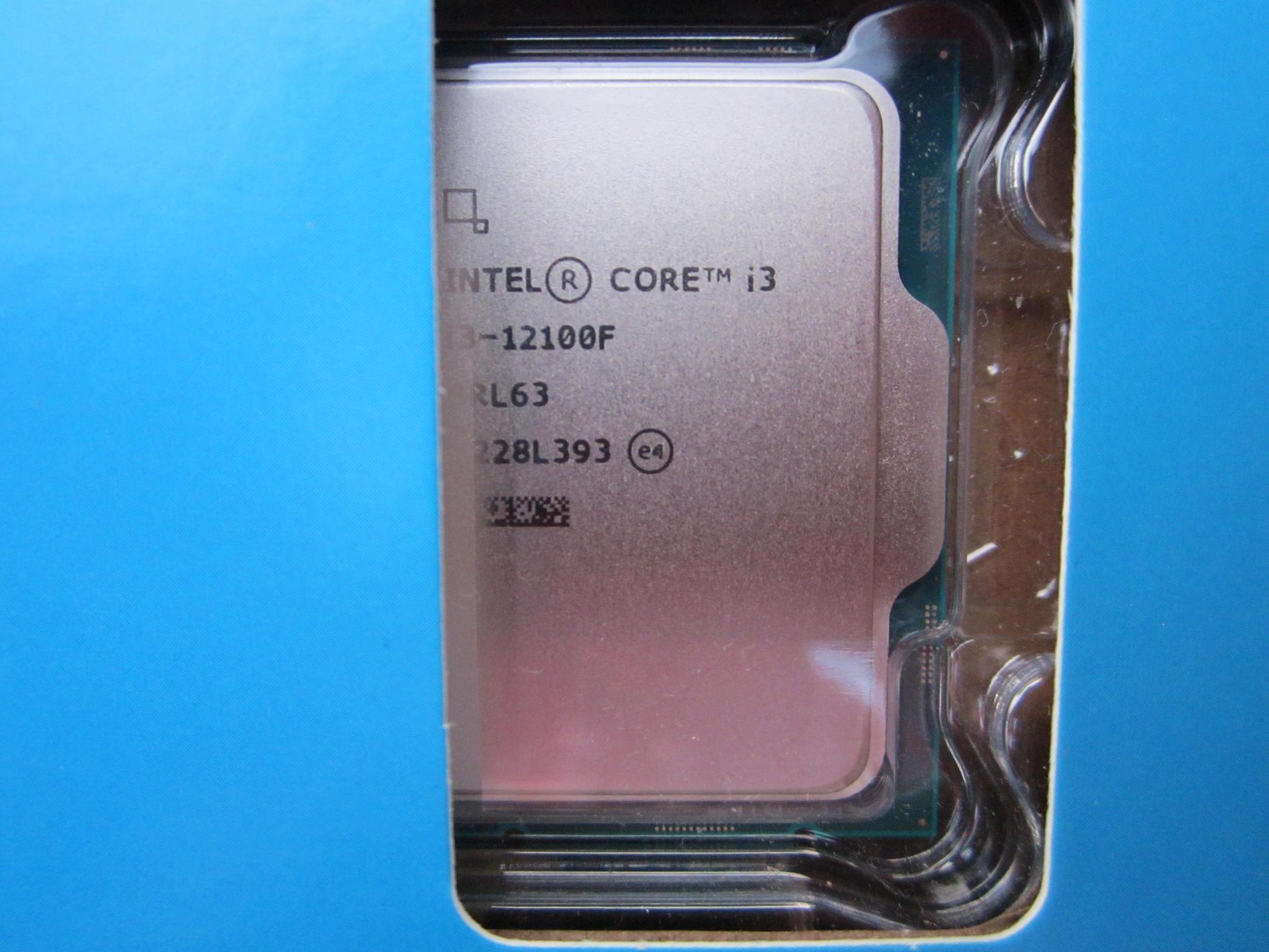 NEW SEALED! Intel Core i3-12100F CPU Processor 3.3/4.3 GHz Quad Core LGA1700