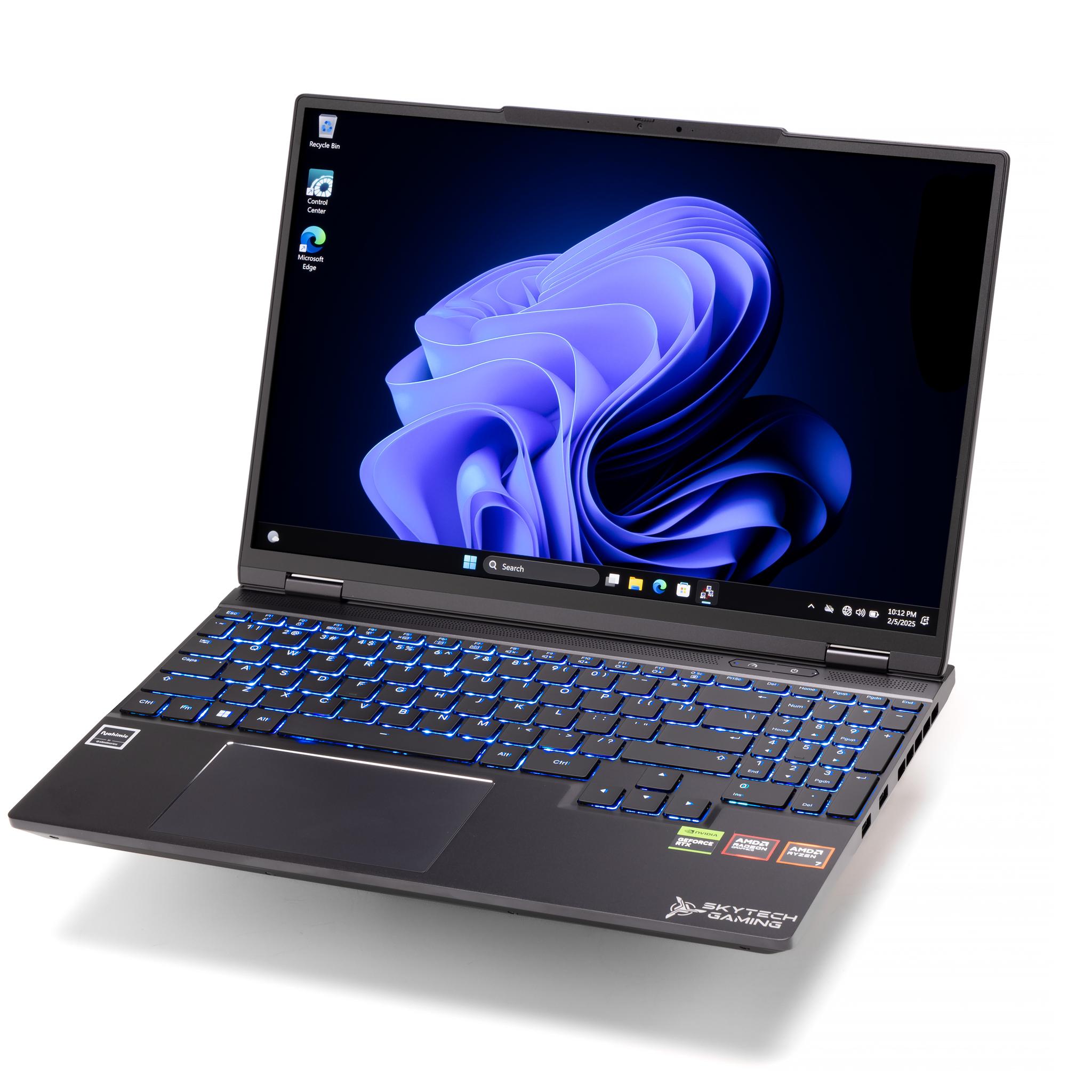 Skytech NOIR 0008 Gaming Laptop AMD Ryzen 7 8745H Nvidia RTX 4070 1TB SSD 16GB 5600 MHZ DDR5