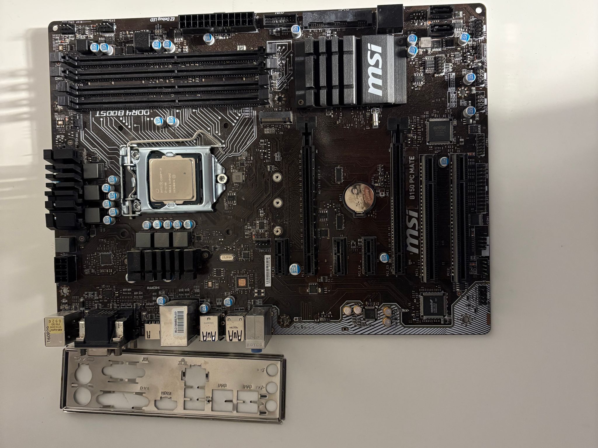 Budget PC Combo - Intel Core i7 6700, MSI B150 PC MATE Motherboard