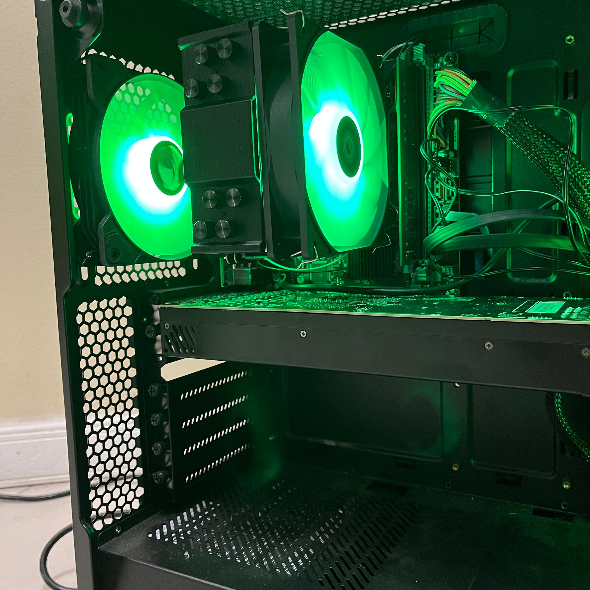 🟠🔥RTX 3070, Intel i5-9400, 16GB RAM, 500GB SSD, High Performance RGB Gaming PC w/ Wi-Fi & Remote 🖥️🔵