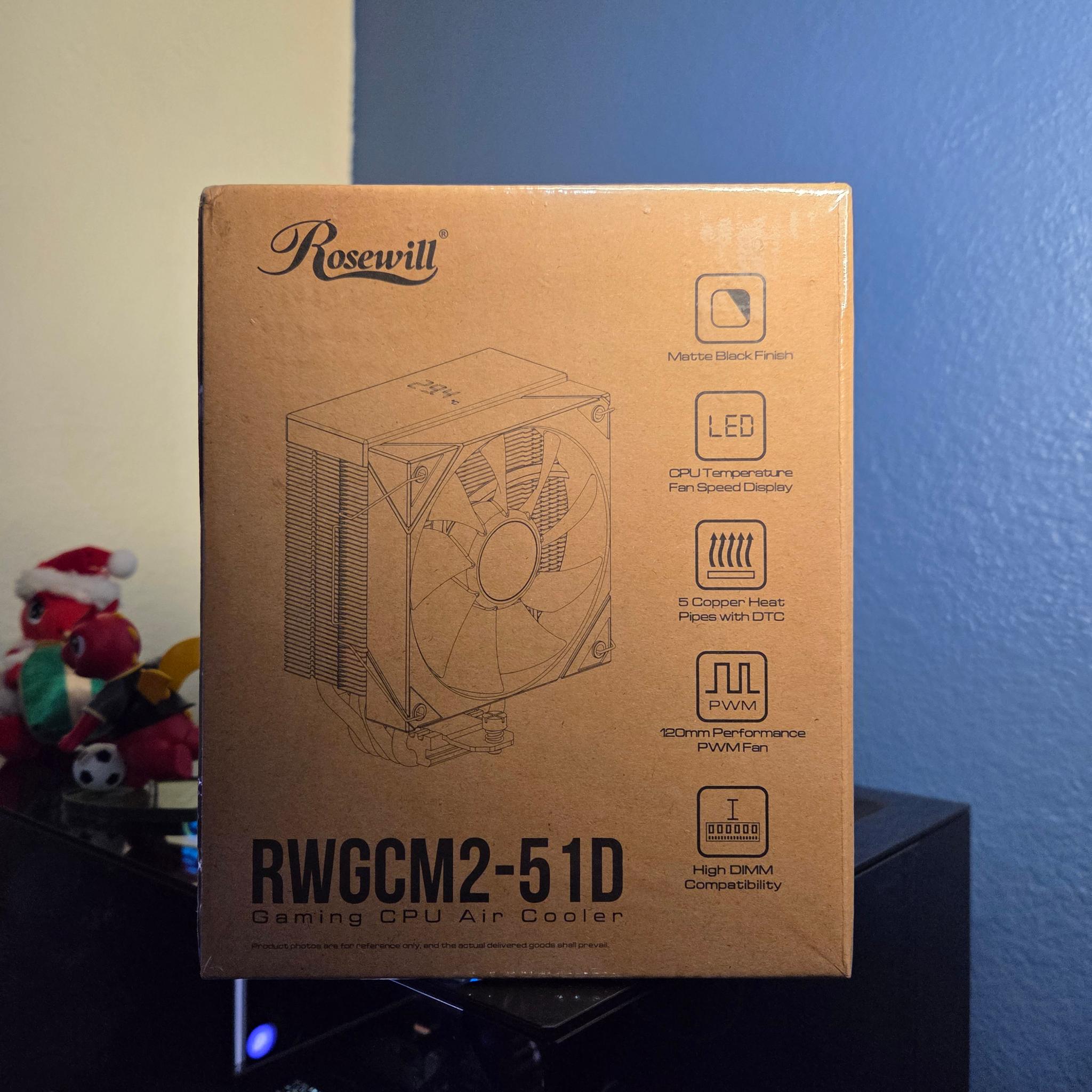 Intel I7 9700k + ASUS Z390-P + 16GB DDR4 3000 + New Rosewill Cooler