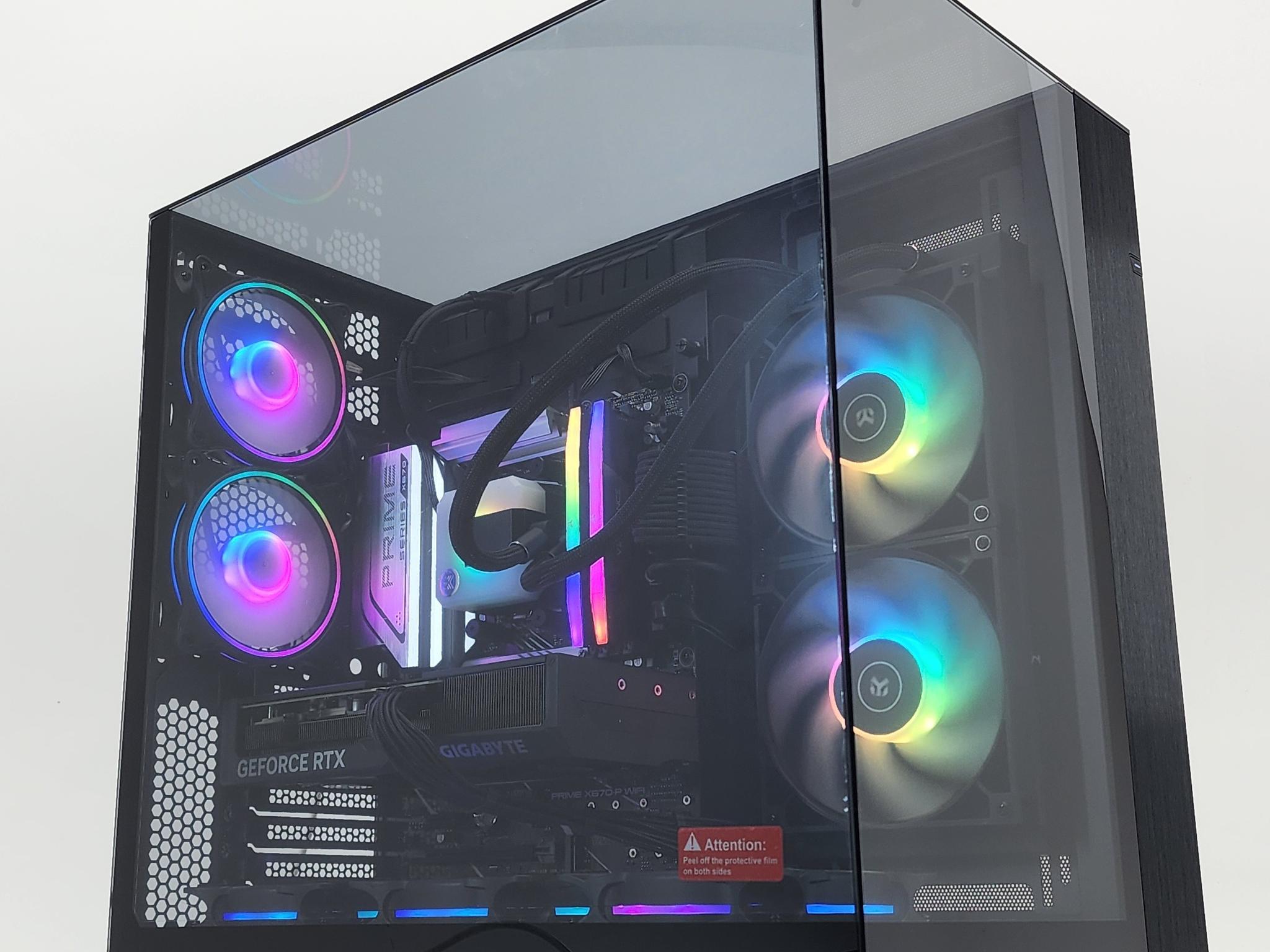 Gaming PC Ryzen 9 7900X 32GB RAM 1TB SSD RTX 4070 SUPER 12GB Windows 11 Computer