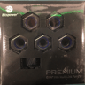 Bitspower G1/4 Hex Multi-Link for 14mm OD Hard Tube - Black 6-Pack