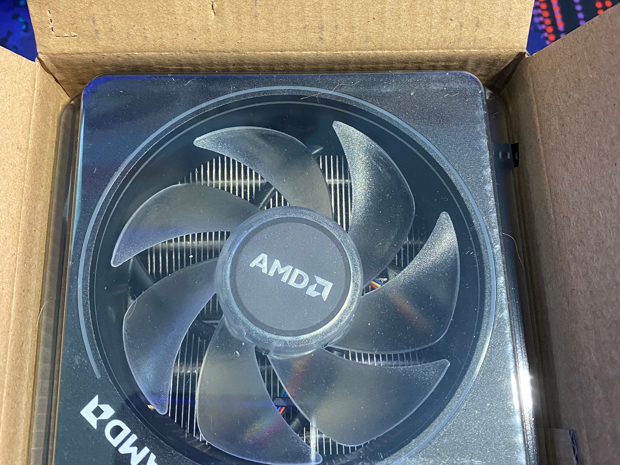 R7 3700X Box With Wraith Prism Cooler Unused in box
