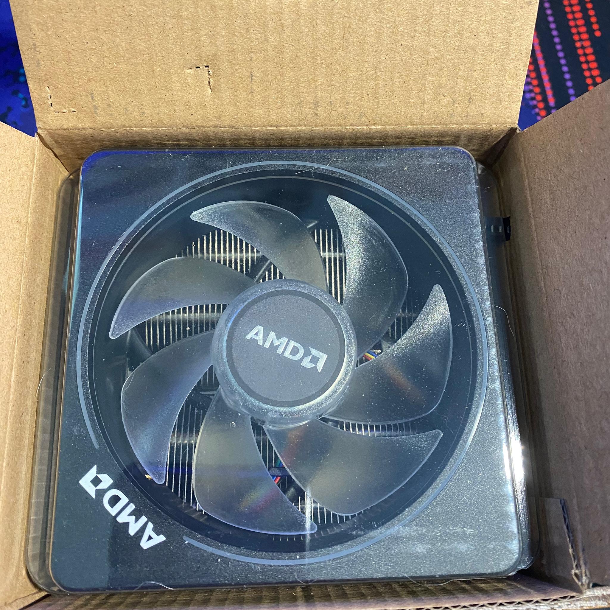 R7 3700X Box With Wraith Prism Cooler Unused in box