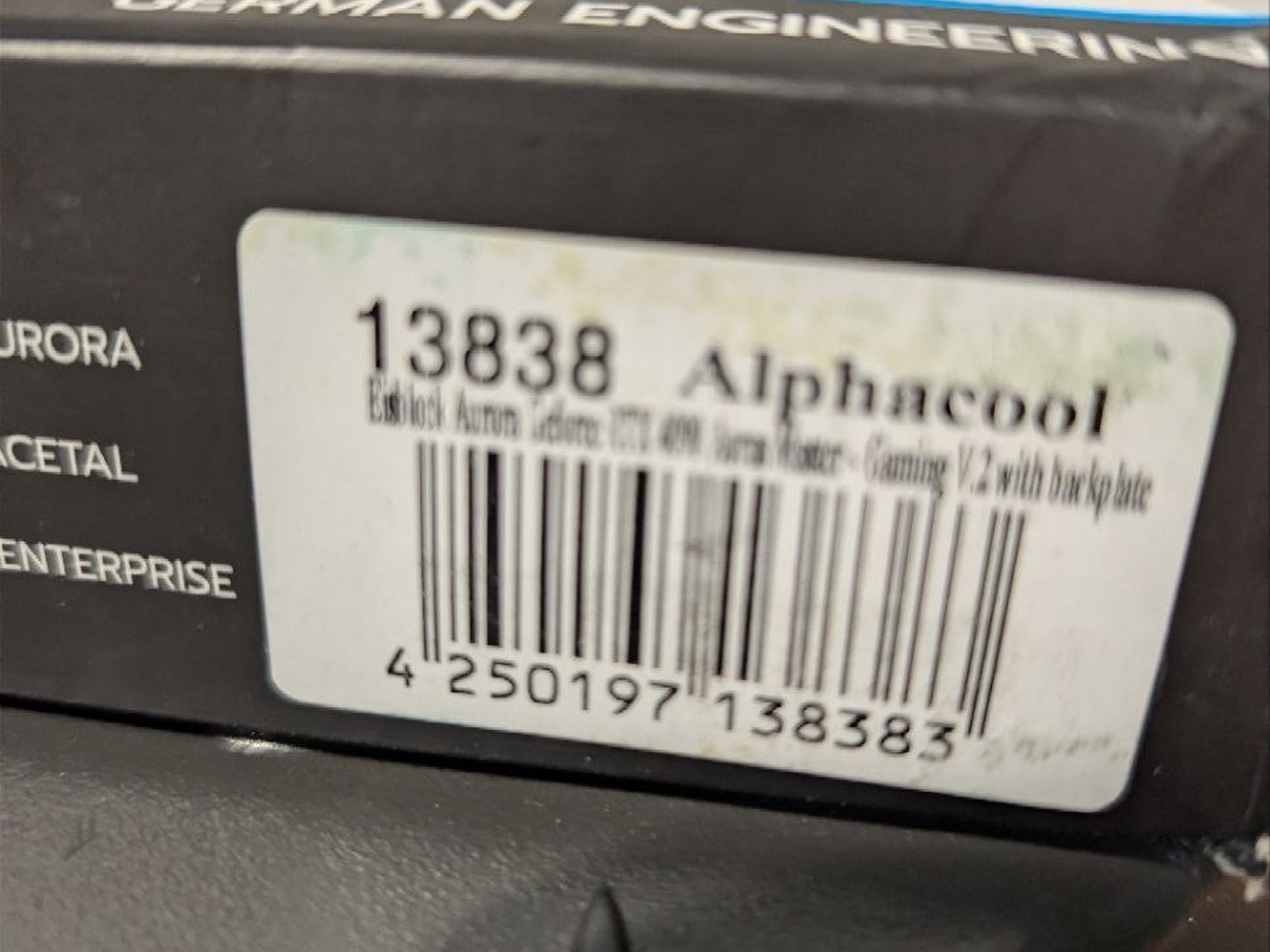 Alphacool Eisblock Aurora Geforce RTX 4090 Aorus Master - Gaming V.2 (13838)