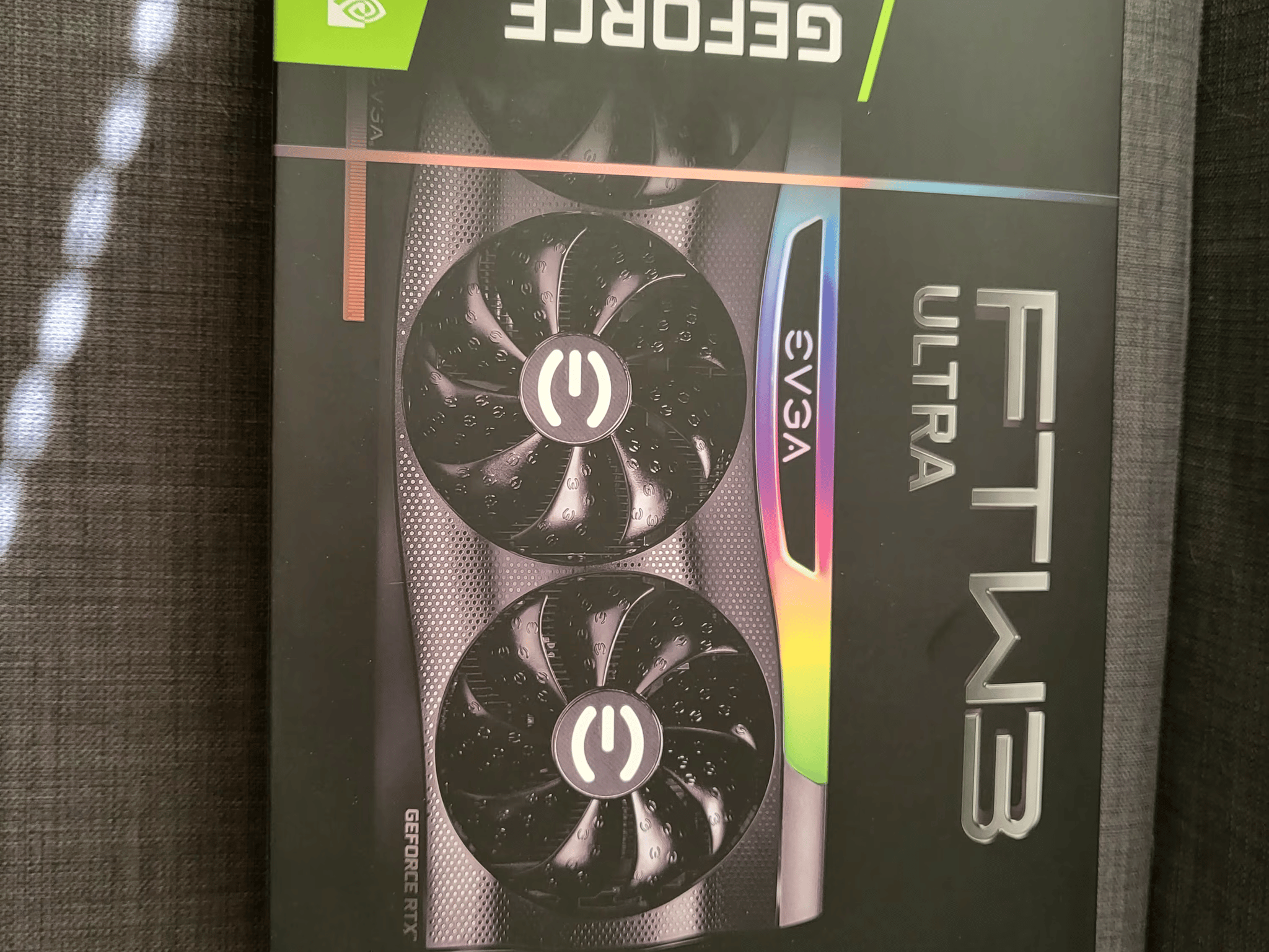 EVGA FTW3 Ultra RTX 3070 GPU Box
