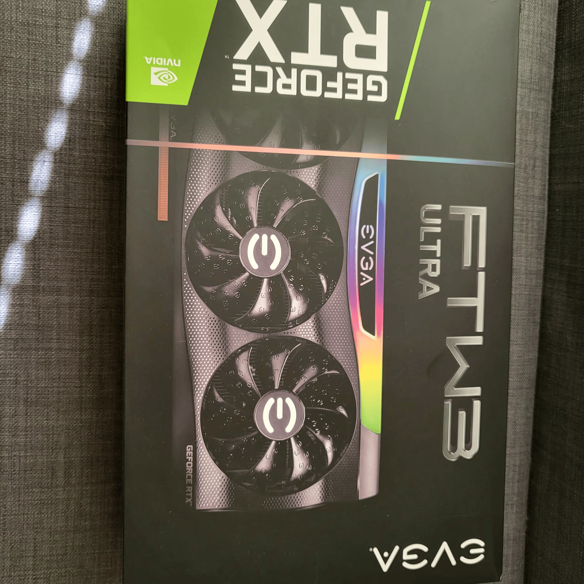 EVGA FTW3 Ultra RTX 3070 GPU Box