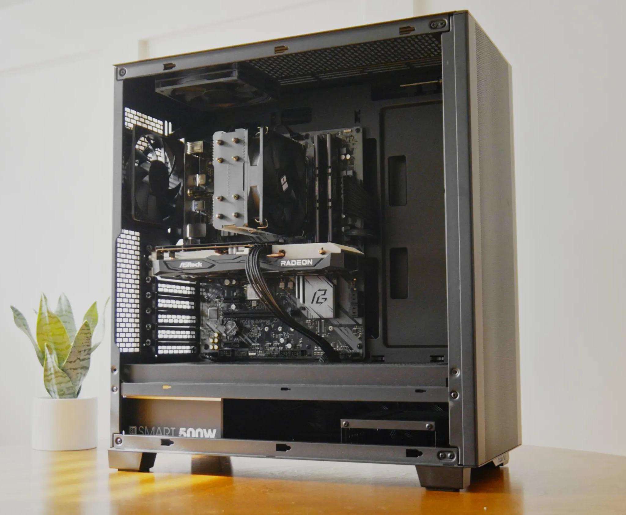 🖤 Ryzen 5 + 16GB + RX 6600 8GB Gaming PC 🖤