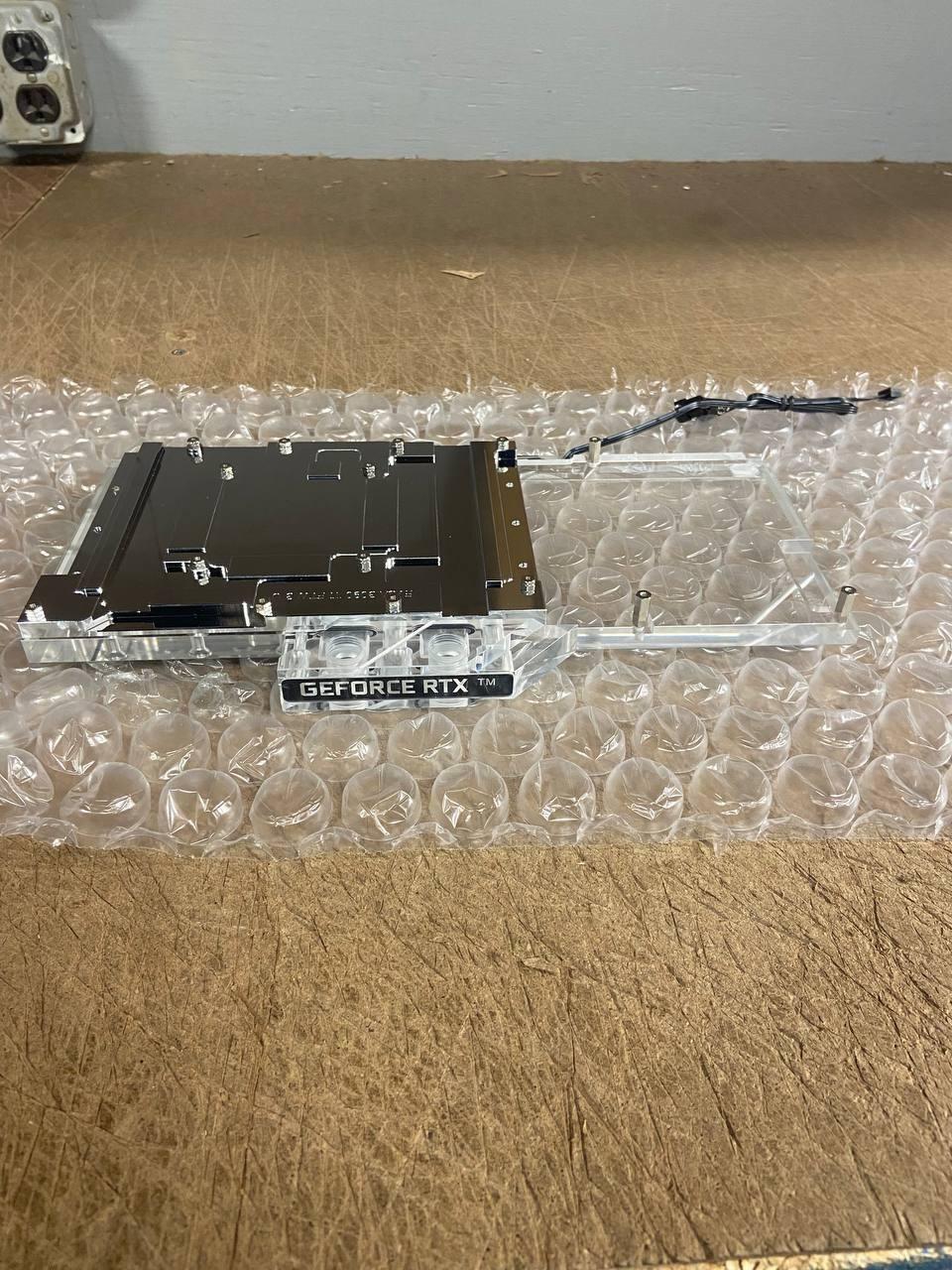 Alphacool Eisblock Aurora Acryl GPX-N RTX 3090TI Founders Edition with Backplate