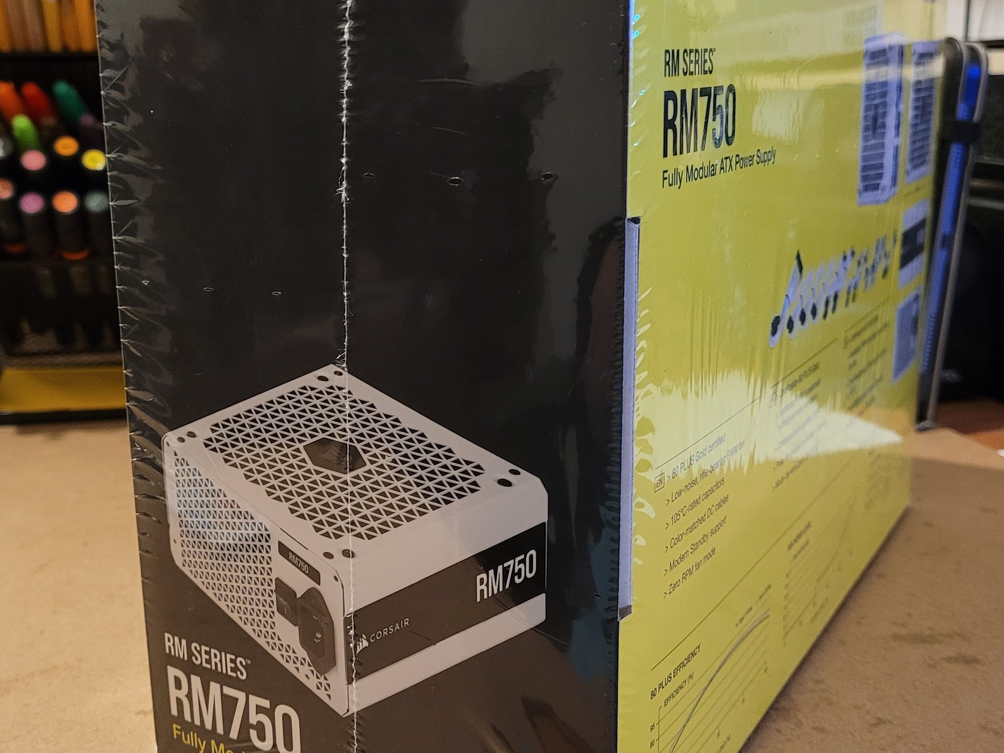 Corsair RM750 W 80+ Gold Certified Fully Modular ATX Power Supply (NEW UNOPENED)