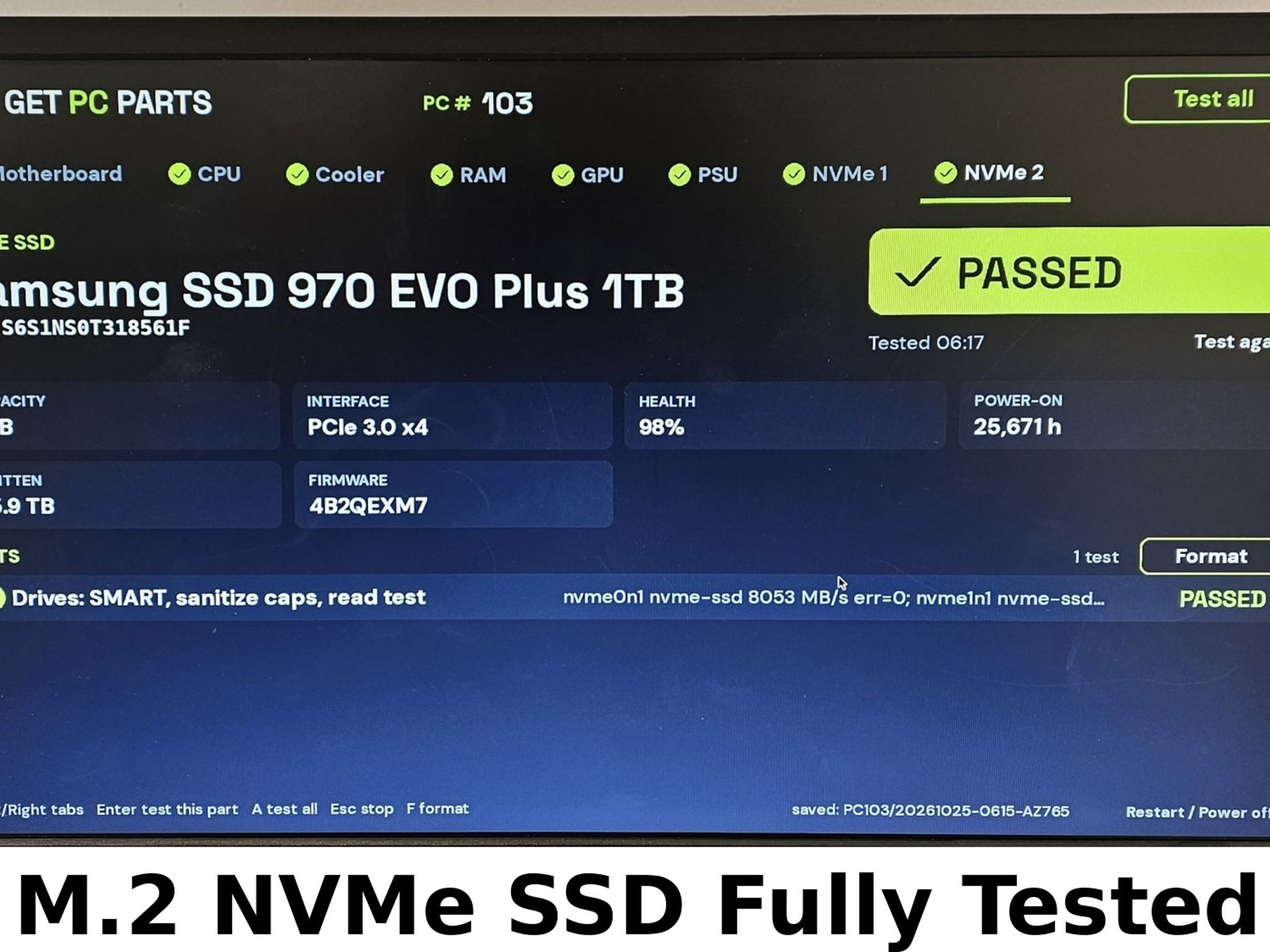 1TB NVMe M.2 SSD Samsung 970 EVO Plus Gen3