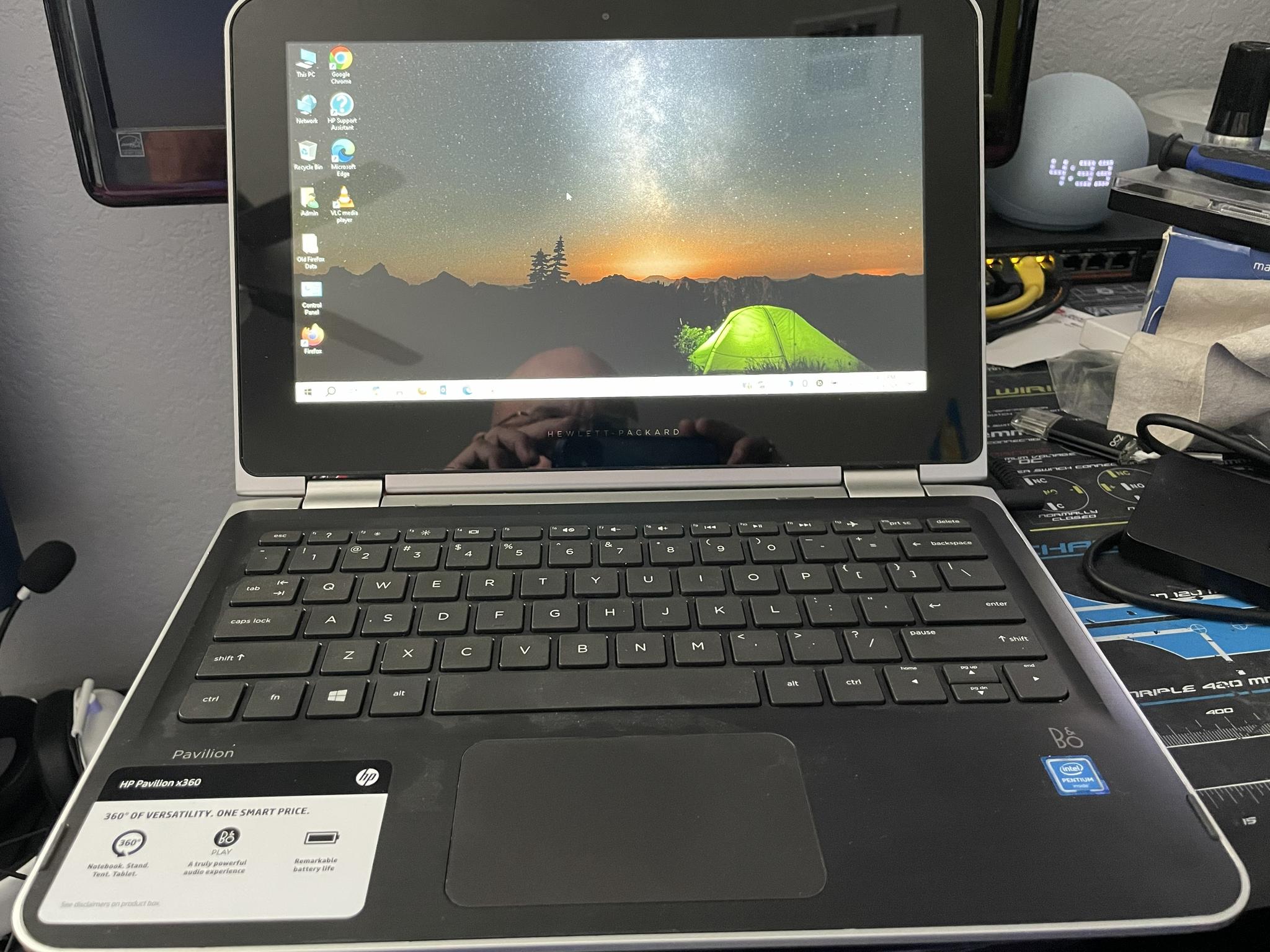 HP Pavilion 11-k120nr 11.6" 2 in 1 Win10 Touch Tablet Laptop Intel 4GB 500GB LOADED