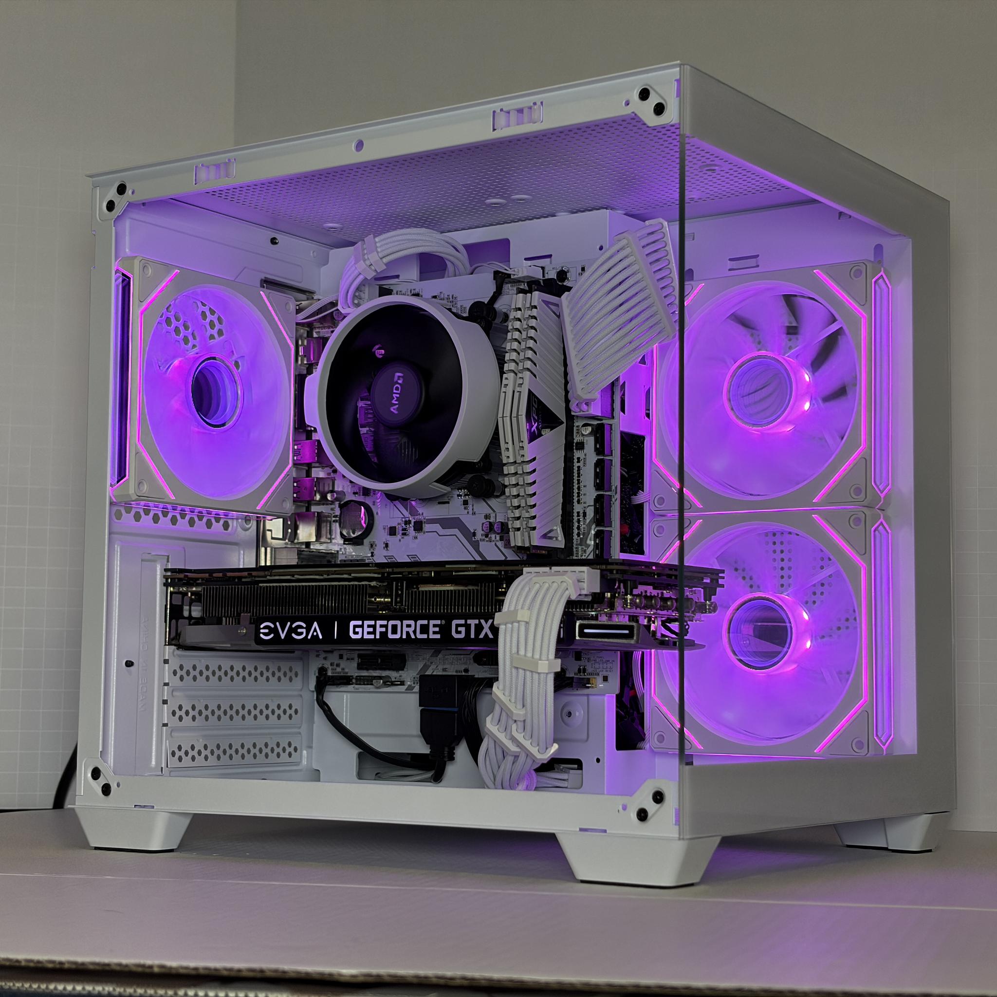 🔥 GTX 1080 Ti + Ryzen 5 5500 – White Gaming PC – 1080p Ultra / 1440p Ready | 1TB NVMe | 16GB RAM