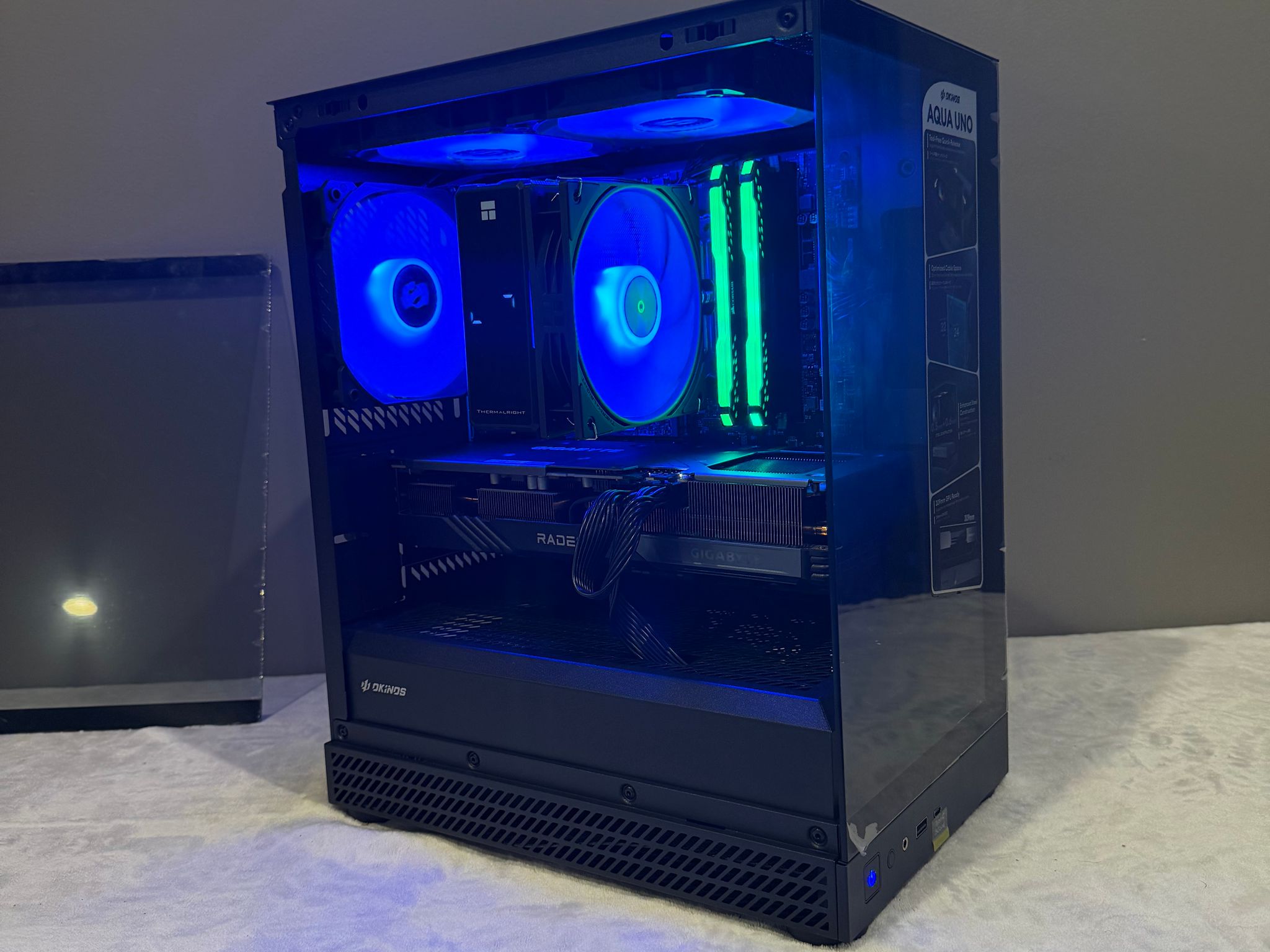 Radeon RX 7600 XT Custom Gaming PC - Ryzen 5 5500, 32GB RAM