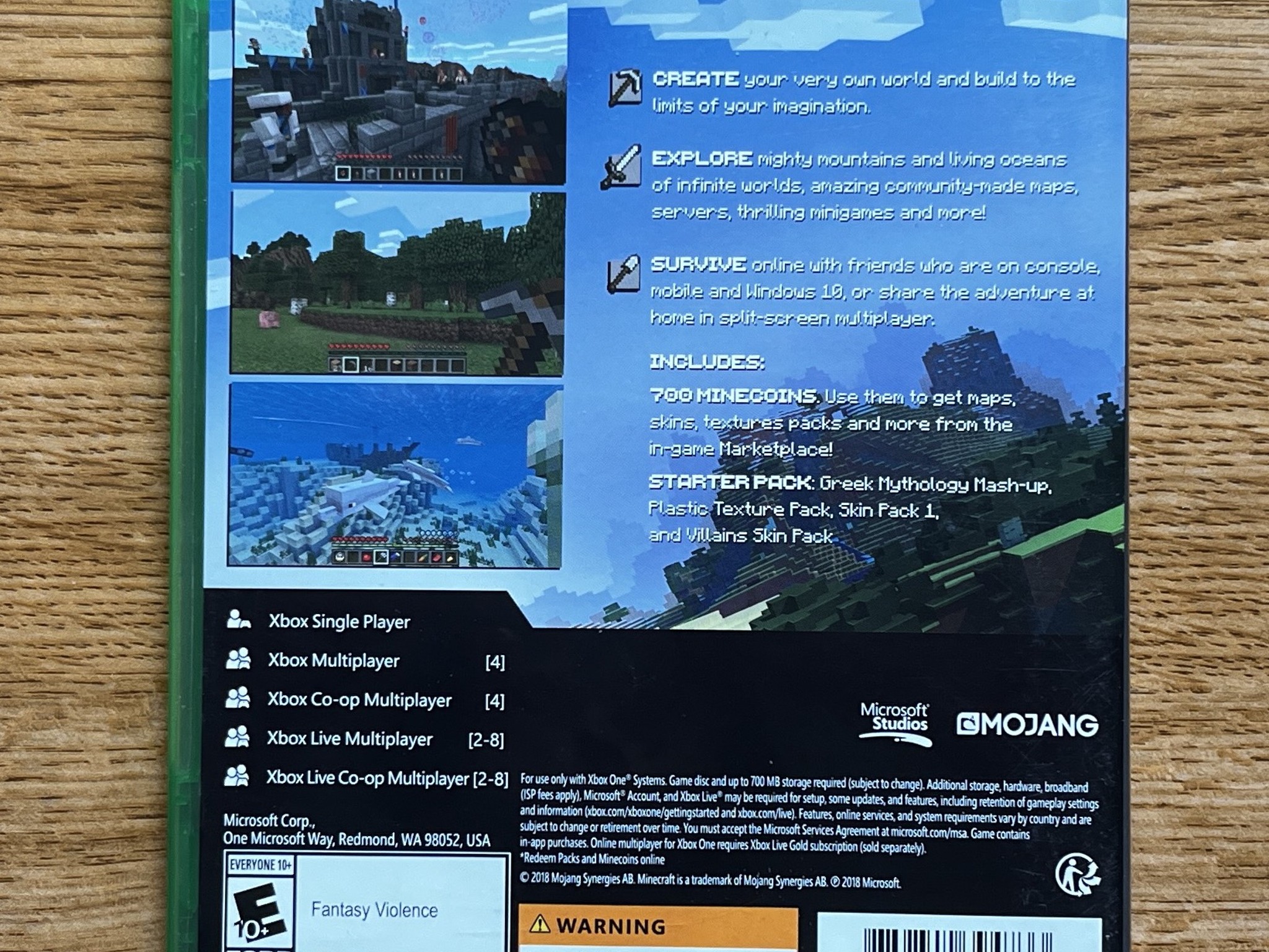 Minecraft: Bedrock Starter Edition for Xbox One/Series Consoles