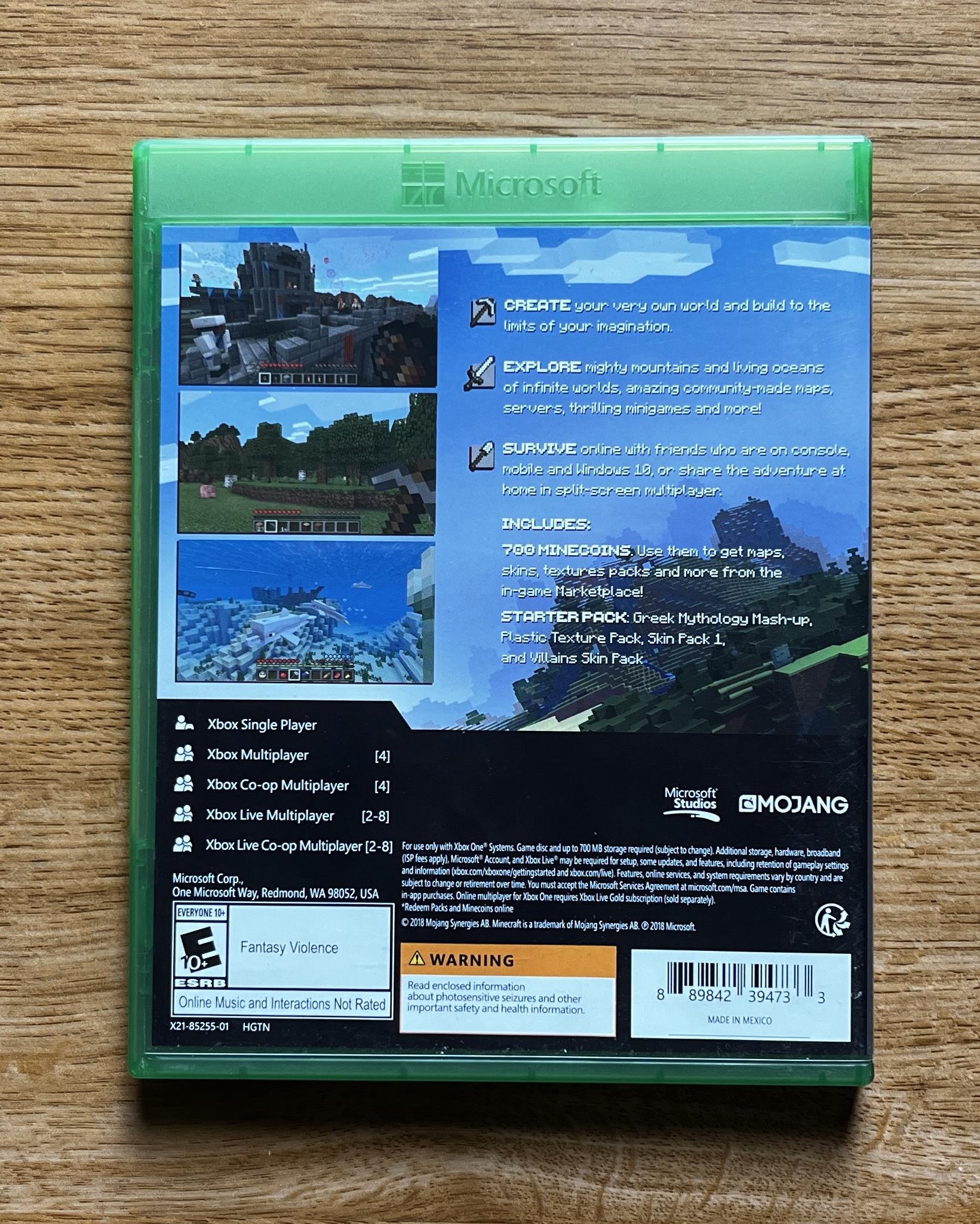 Minecraft: Bedrock Starter Edition for Xbox One/Series Consoles