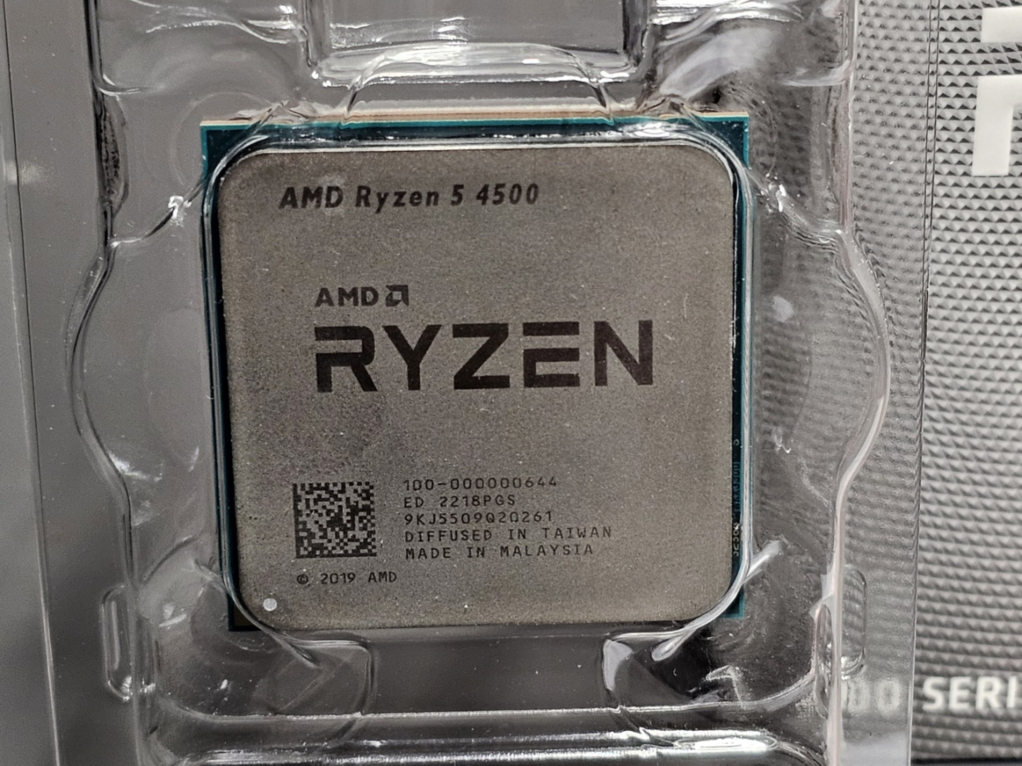 Barely used AMD Ryzen 5 4500 with stock cooler