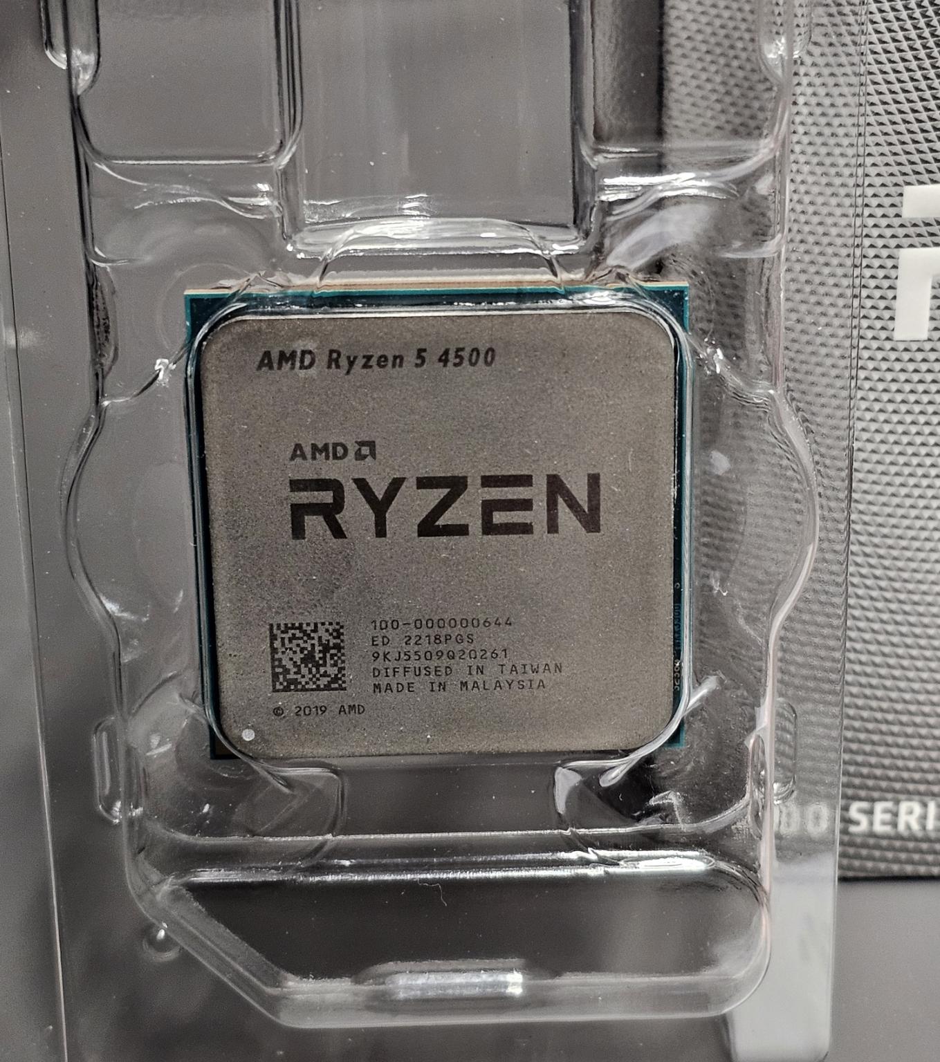 Barely used AMD Ryzen 5 4500 with stock cooler