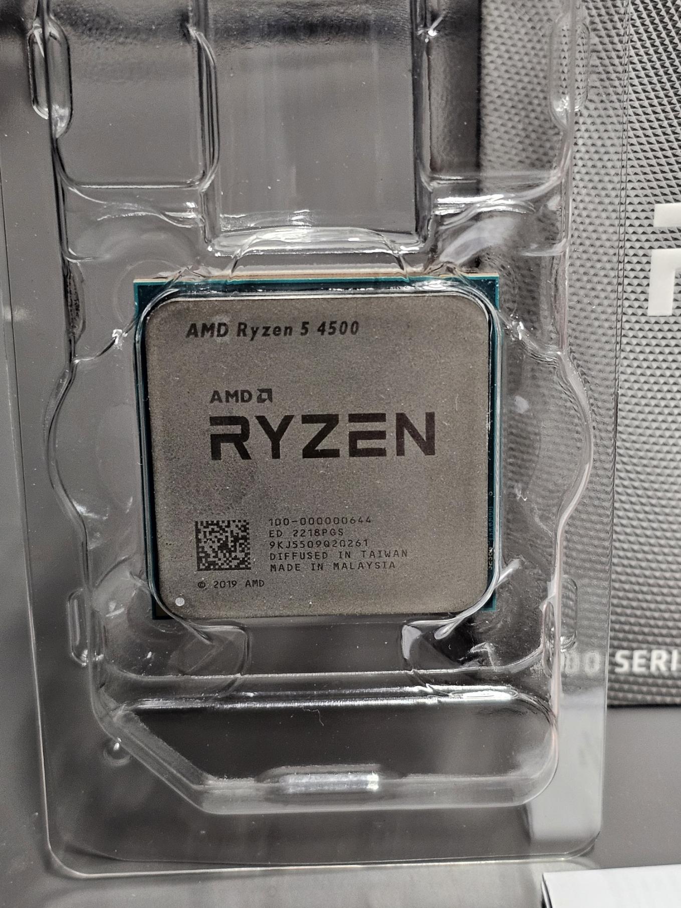 Barely used AMD Ryzen 5 4500 with stock cooler