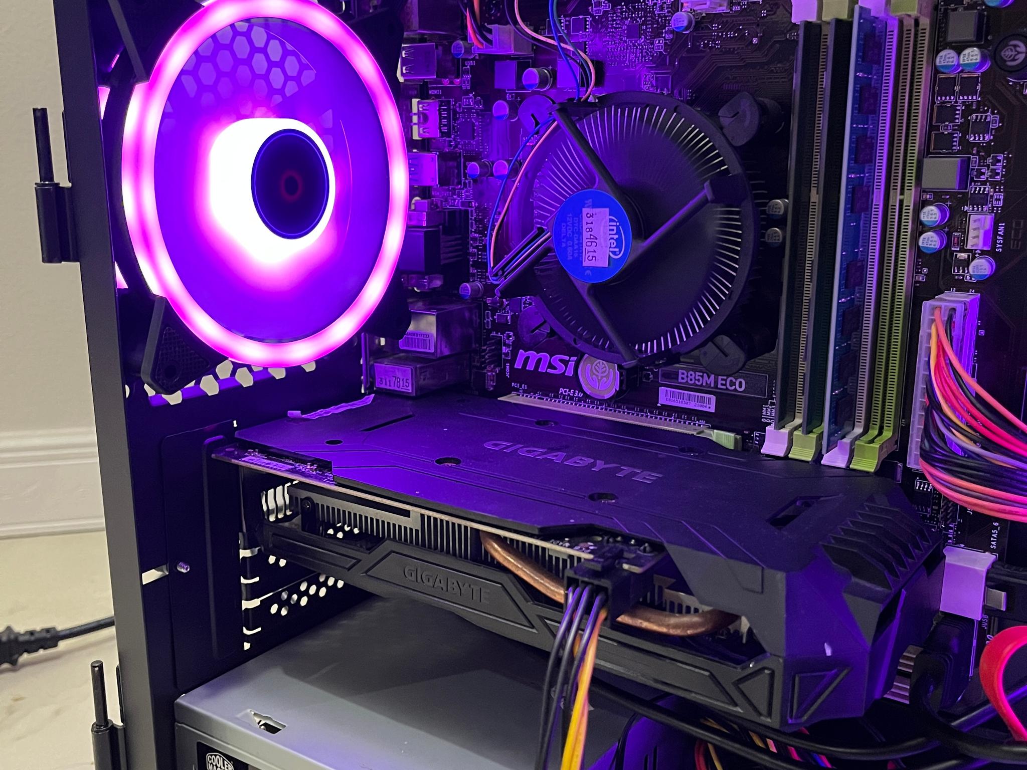 Budget Gaming PC - Intel i7-4790, NVIDIA GTX 1060, 16GB RAM, 870 GB Storage, w/ Wi-Fi & BT