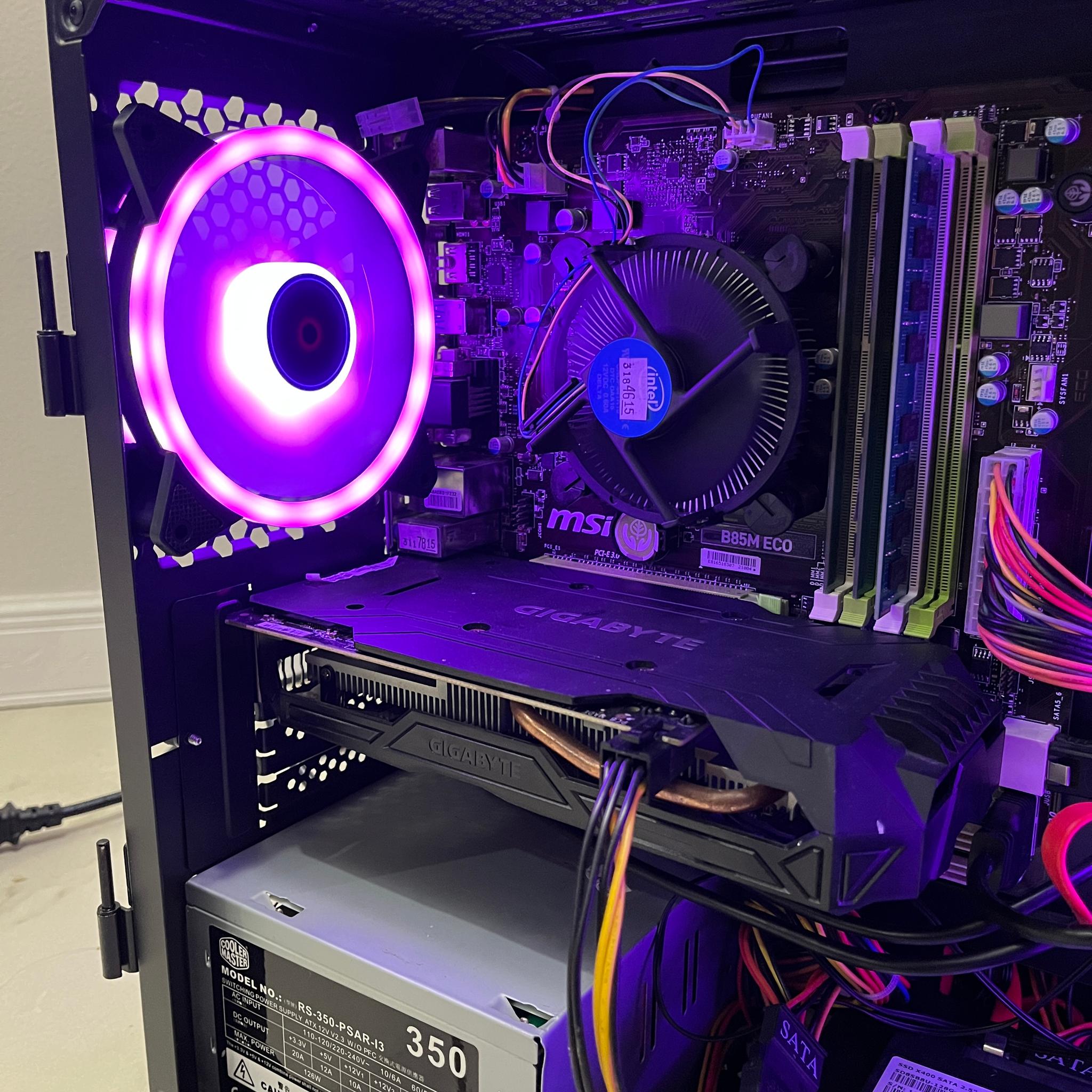 Budget Gaming PC - Intel i7-4790, NVIDIA GTX 1060, 16GB RAM, 870 GB Storage, w/ Wi-Fi & BT