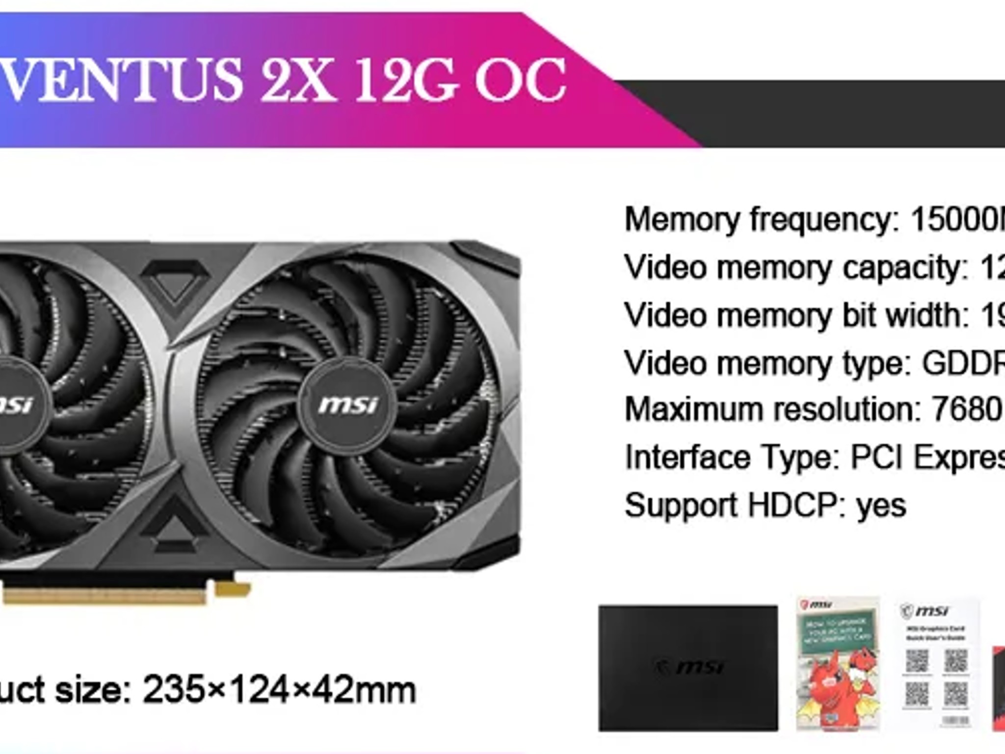 MSI Ventus 3060 2x in great condition!