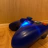 Custom clear blue Xbox 360 controller - Hall effect - LEDs - RESTORED