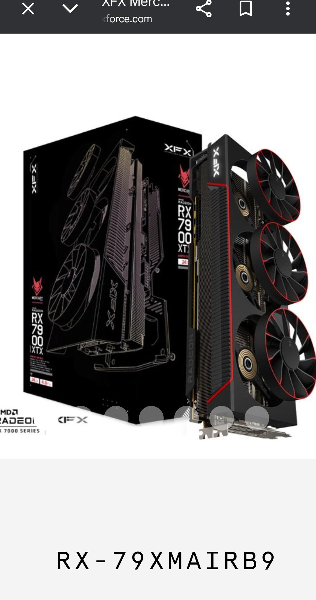 XFX Mercury Radeon RX 7900 XTX Magnetic Air