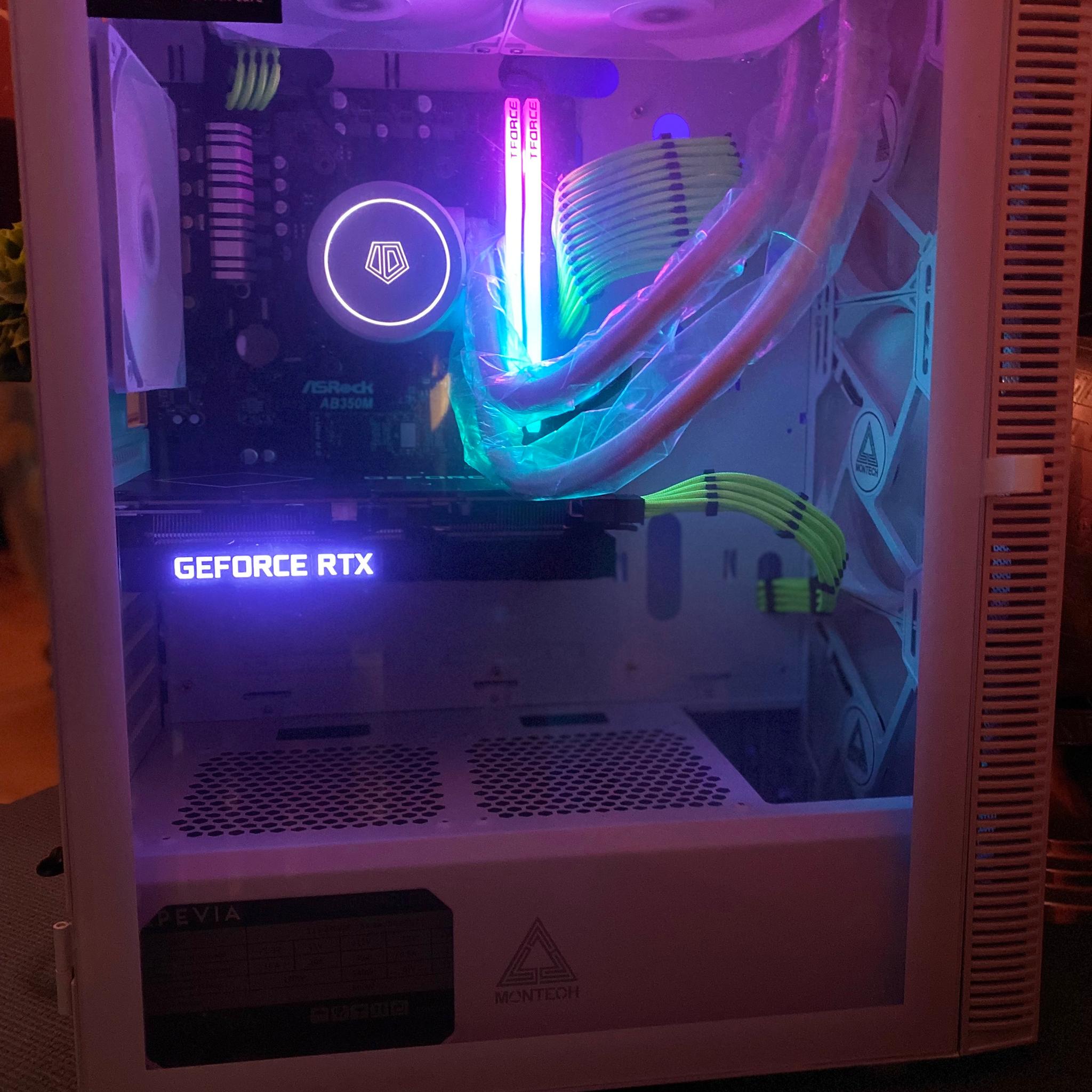 (Liquid Cooled) RTX 3060Ti |Ryzen 5 5600| 1TB NVMe SSD |T-Force Delta RGB DDR4 16GB|Windows 11 Pro