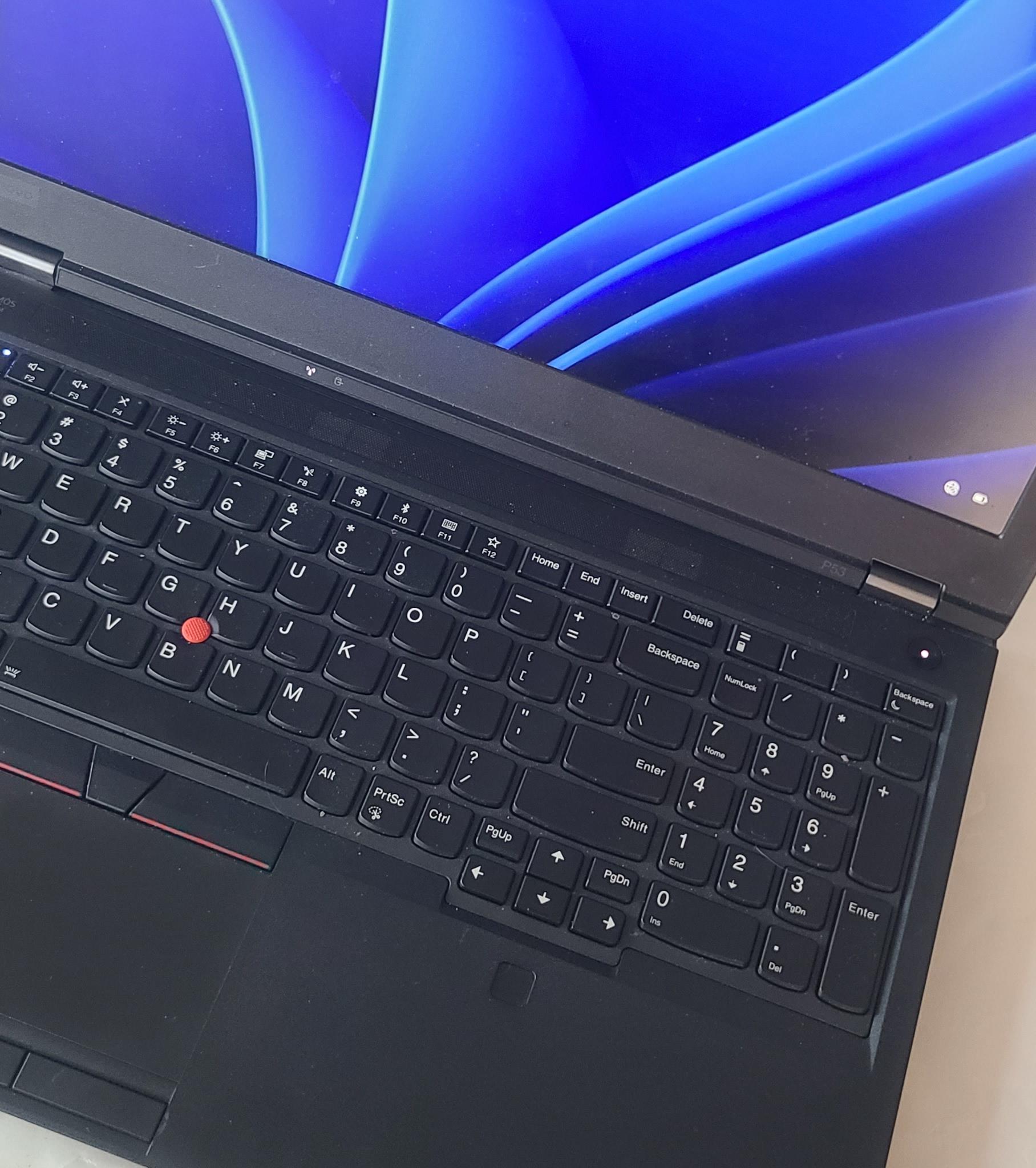 Lenovo ThinkPad P53 - 64GB DDR4 - i7 9th Gen - Quadro 4GB GPU - Win11 Pro