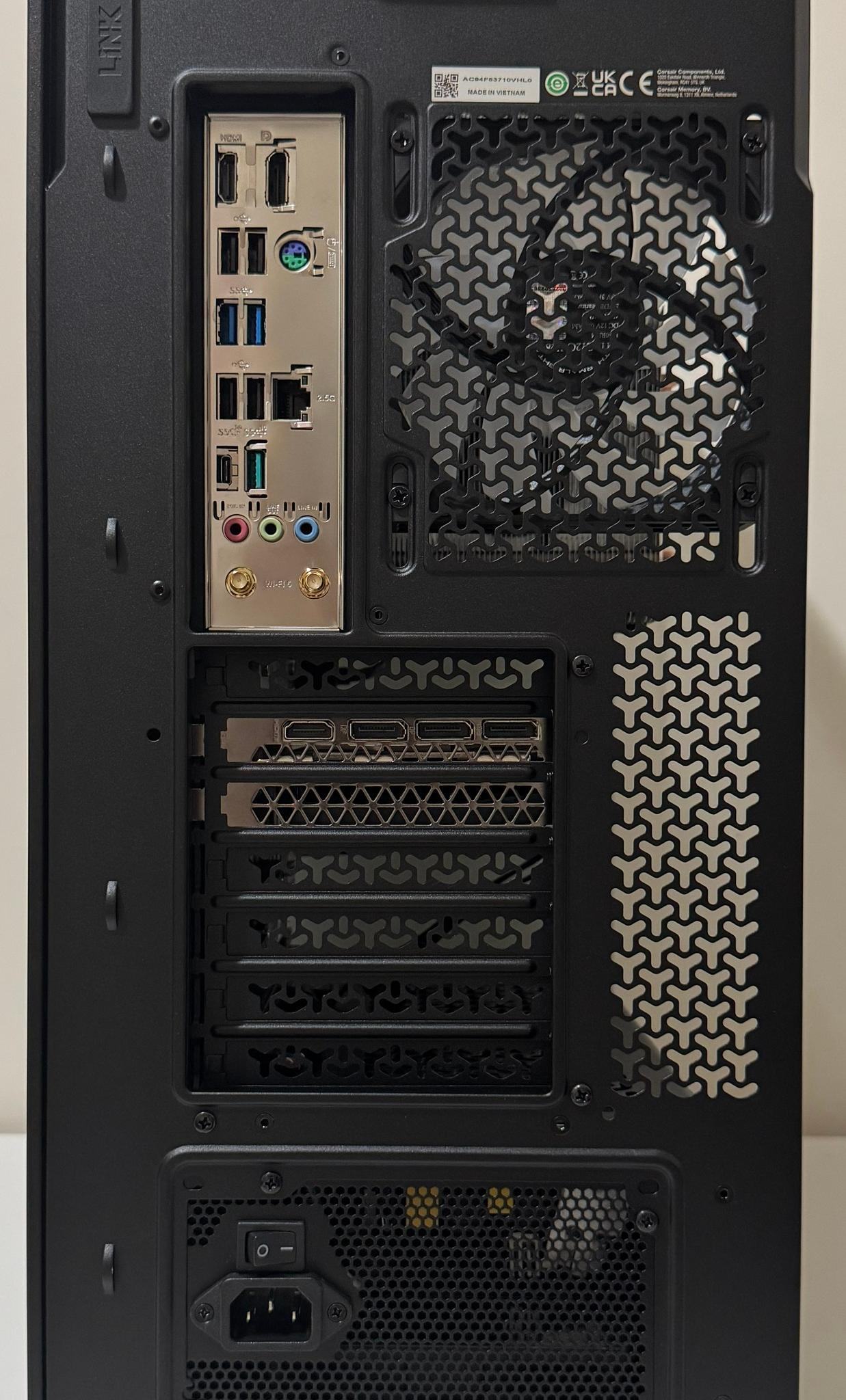 Intel Core i5 14400F 32GB DDR5 GeForce RTX 3060 12GB ASUS Z790 1TB SSD CORSAIR 3500X Case Gaming PC