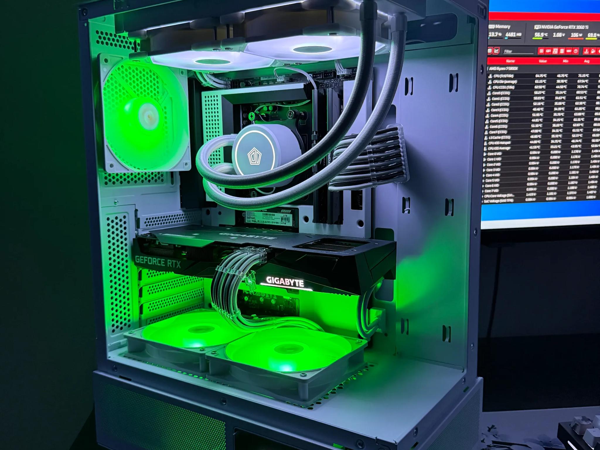 FRESHLY BUILT RTX 3060ti | RYZEN 7 5800x BUILD!
