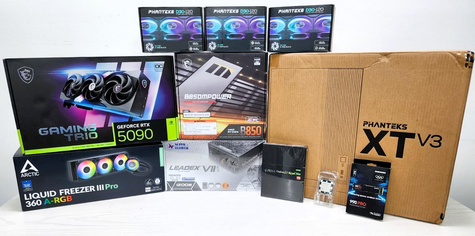 NEW Powerhouse Gaming PC BEAST - ALL NEW Custom Built - 9800X3D - RTX 5090 - 32GB Fast RA...