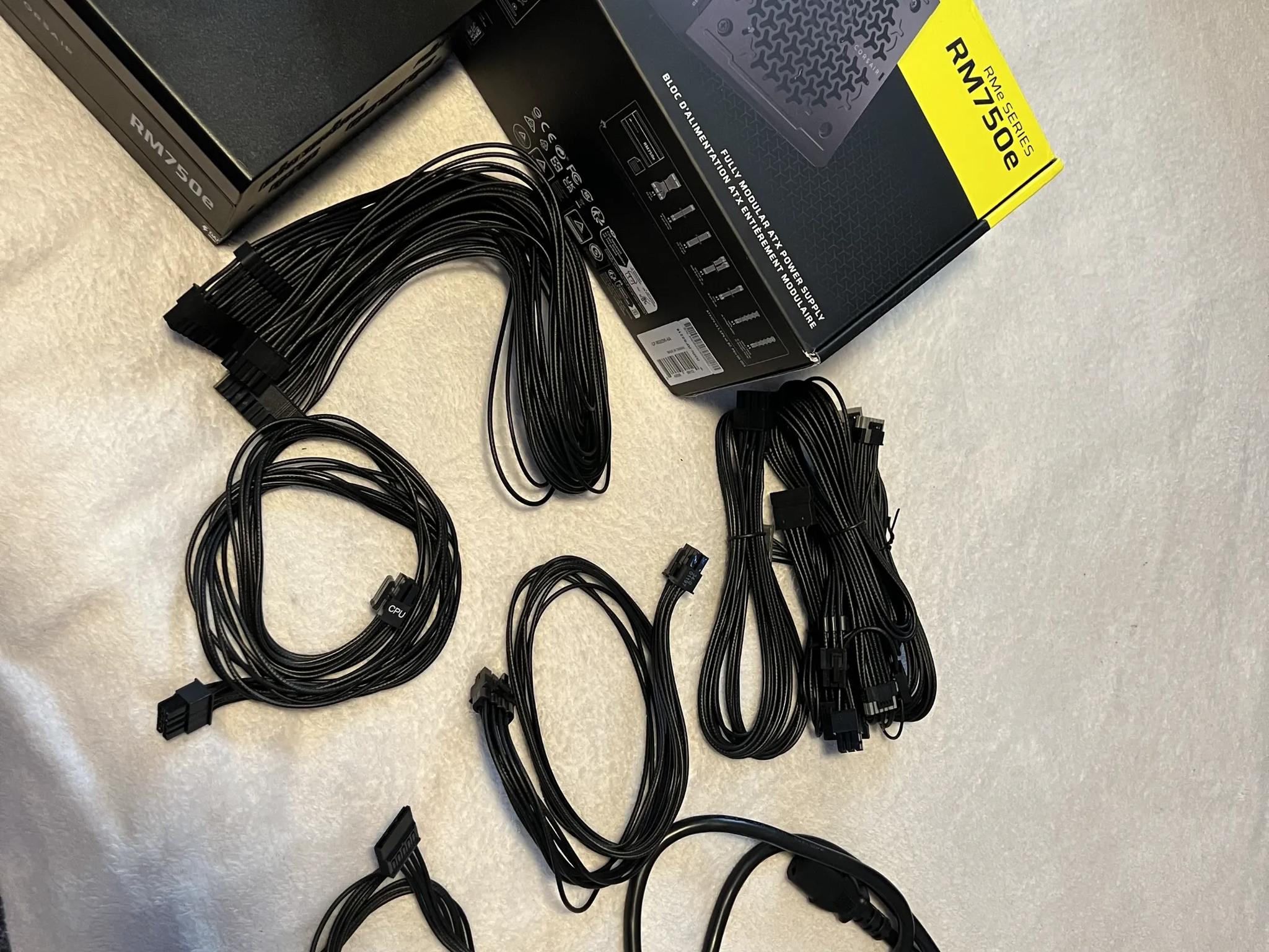 Corsair RM750e (2025) Fully Modular Low-Noise ATX Power Supply