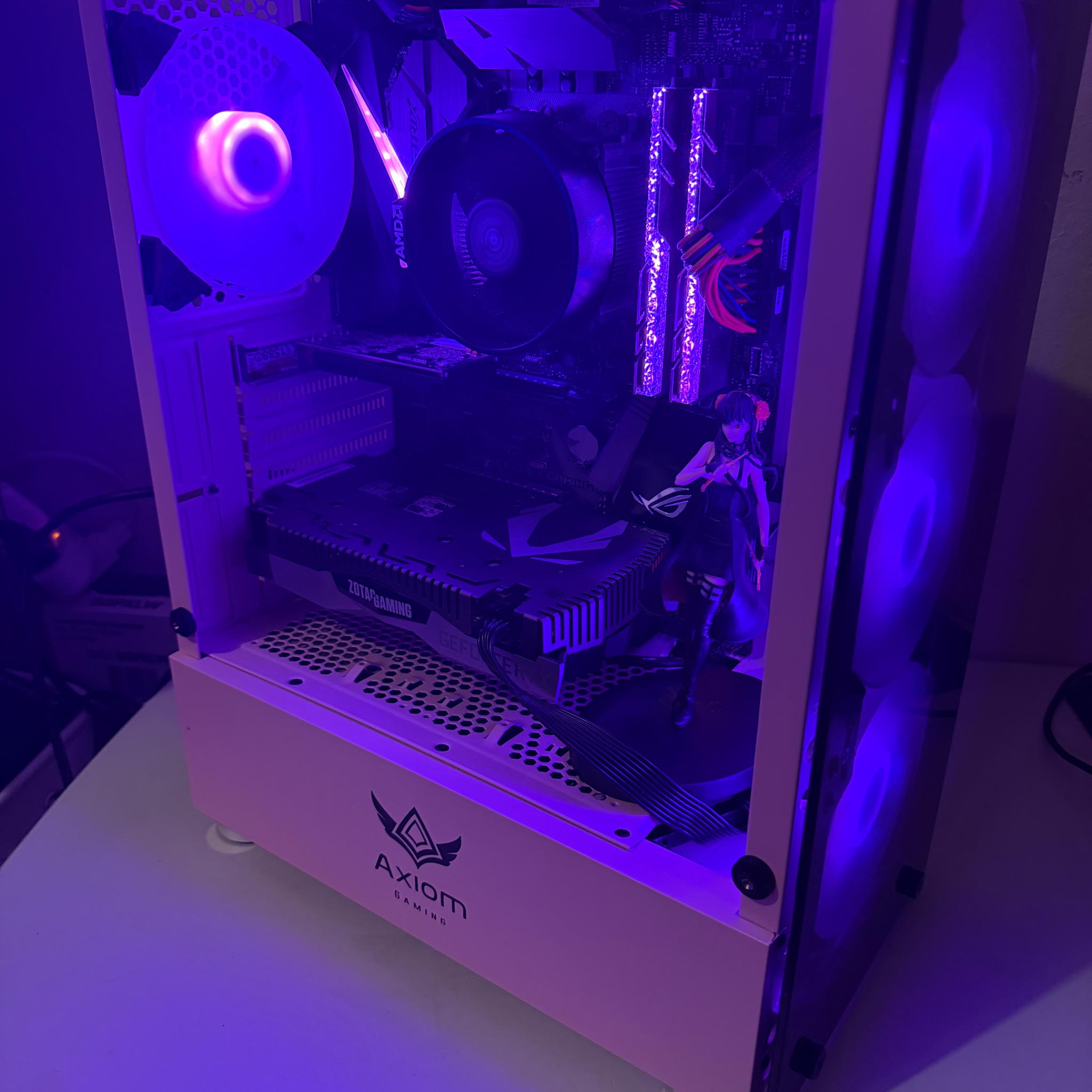 Pink Sparkle✨ Gaming PC | Ryzen 5 2600X | RTX 2060 | 16GB RAM | 120GB SSD/1.5TB HDD | Windows 11 Pro