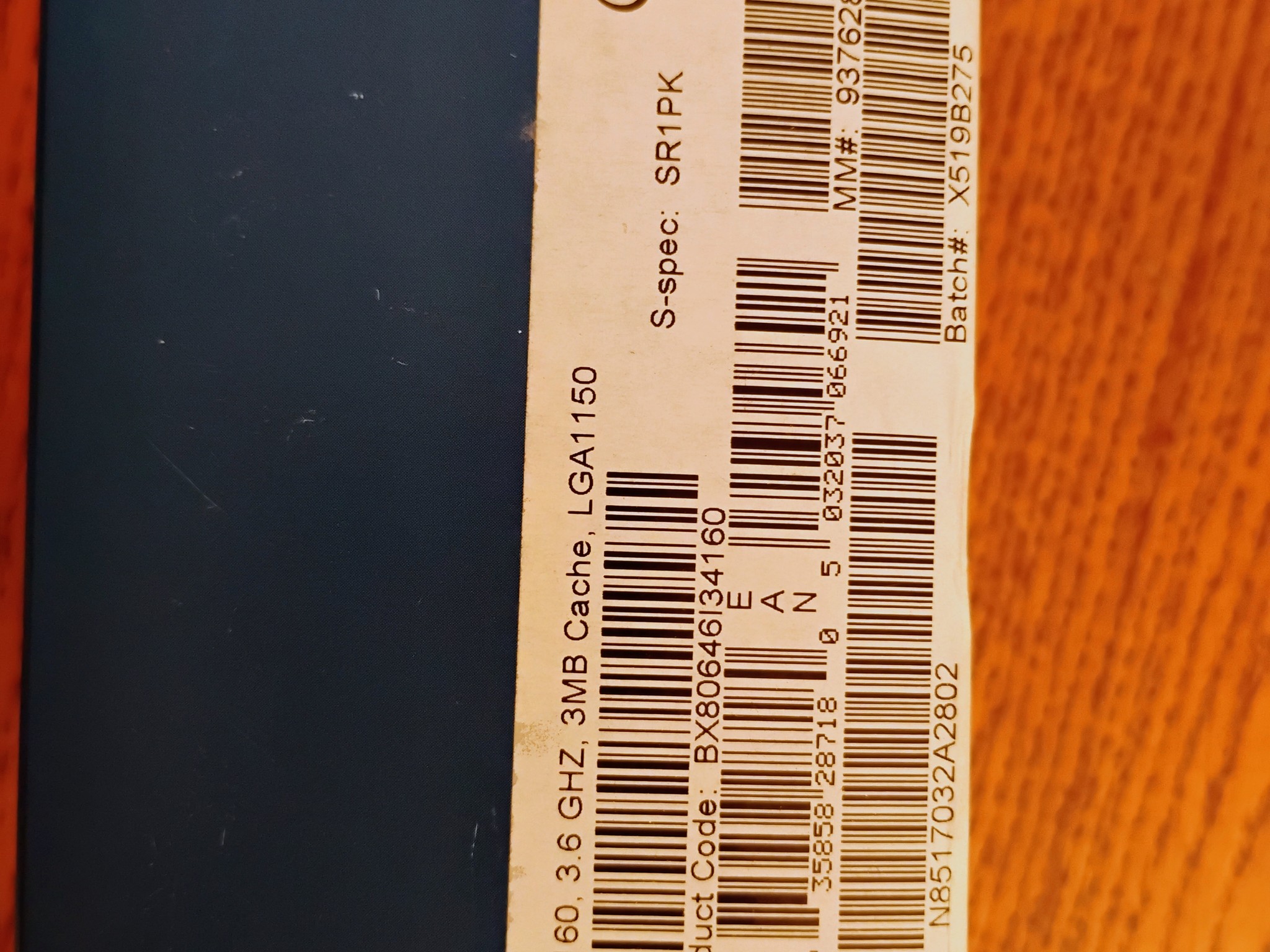 Intel Core i3-4160