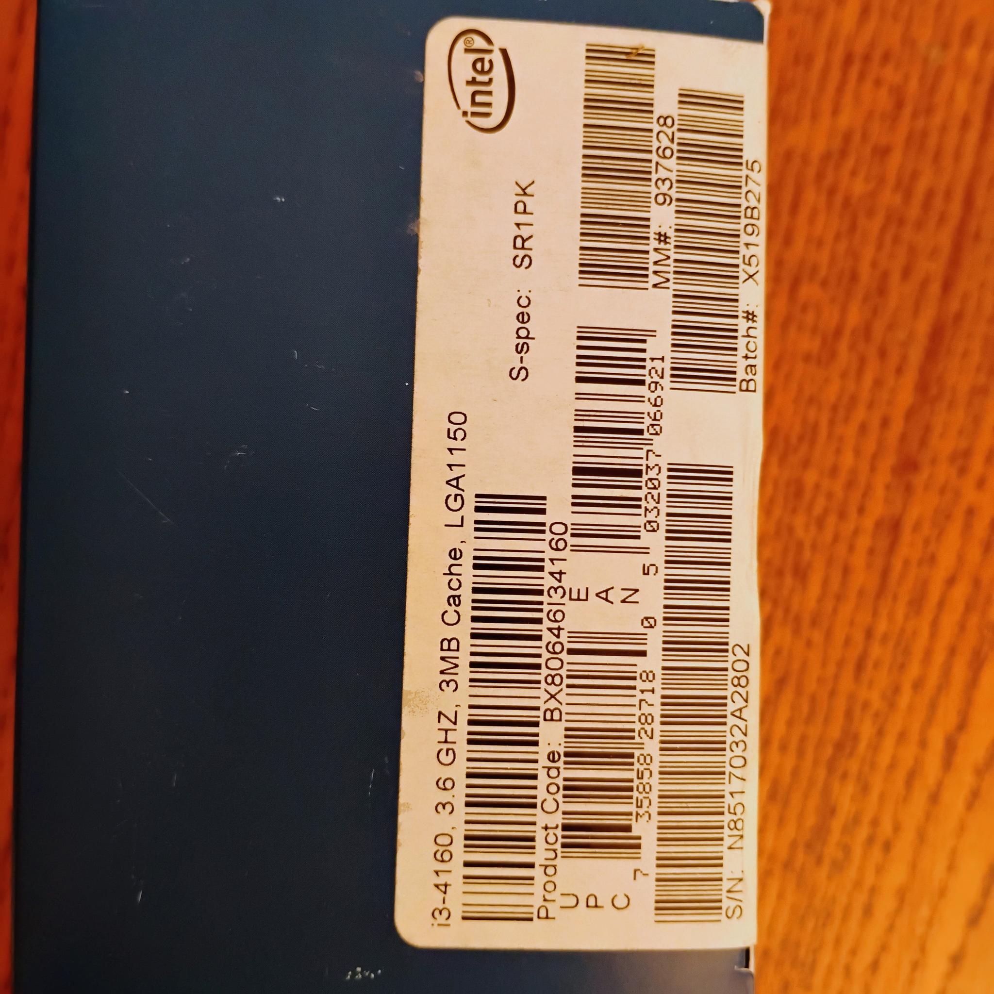 Intel Core i3-4160